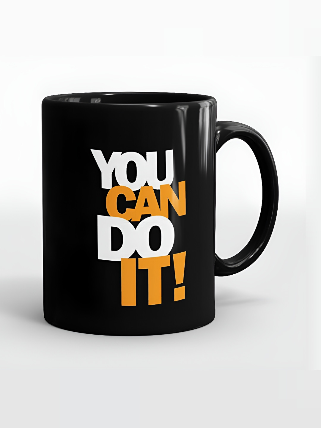 SUBLIKRAFT Black & White Printed Ceramic Matte Mug 330 ml