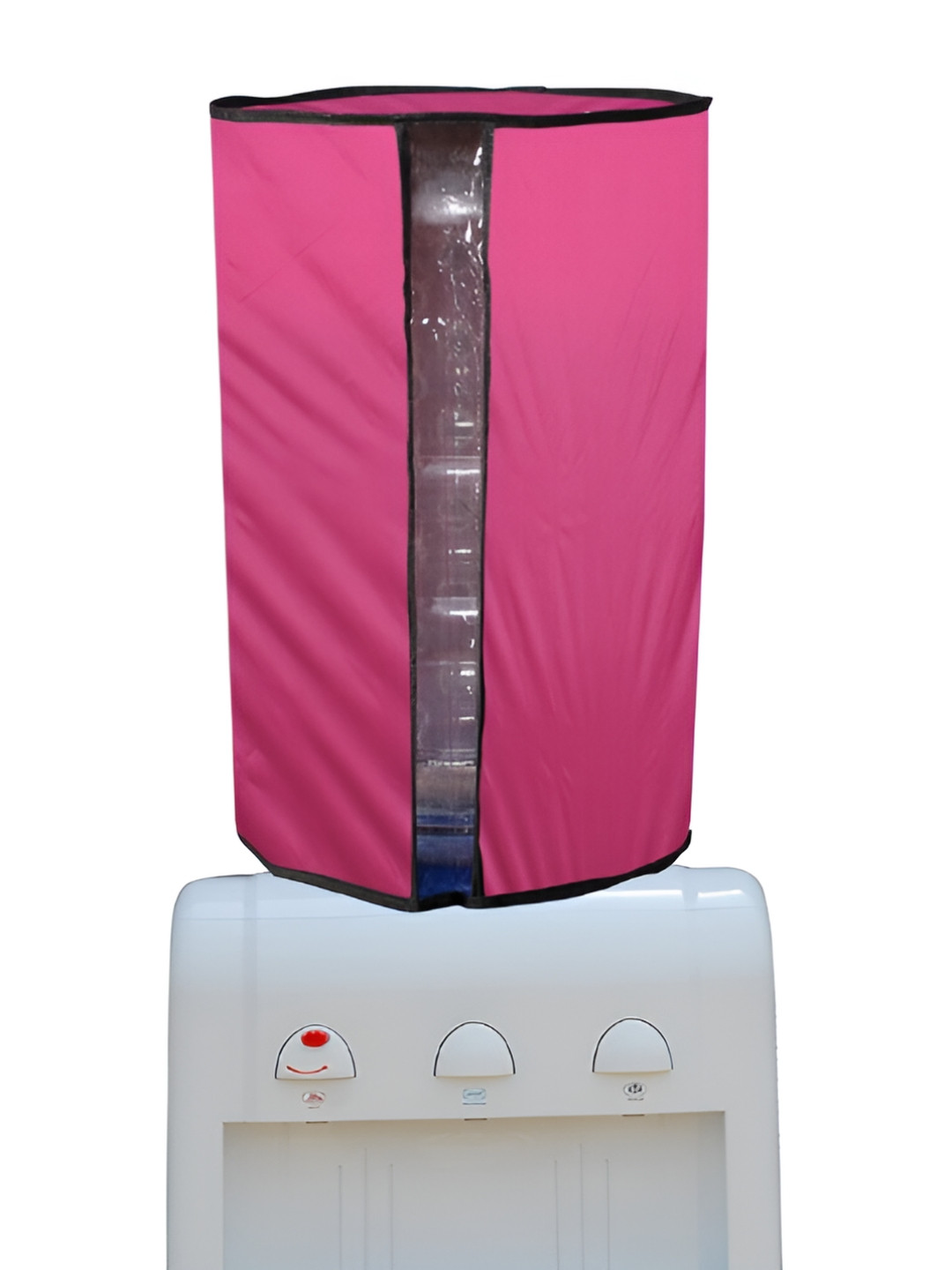 Stylista Pink & Black Printed Water Dispenser Cover