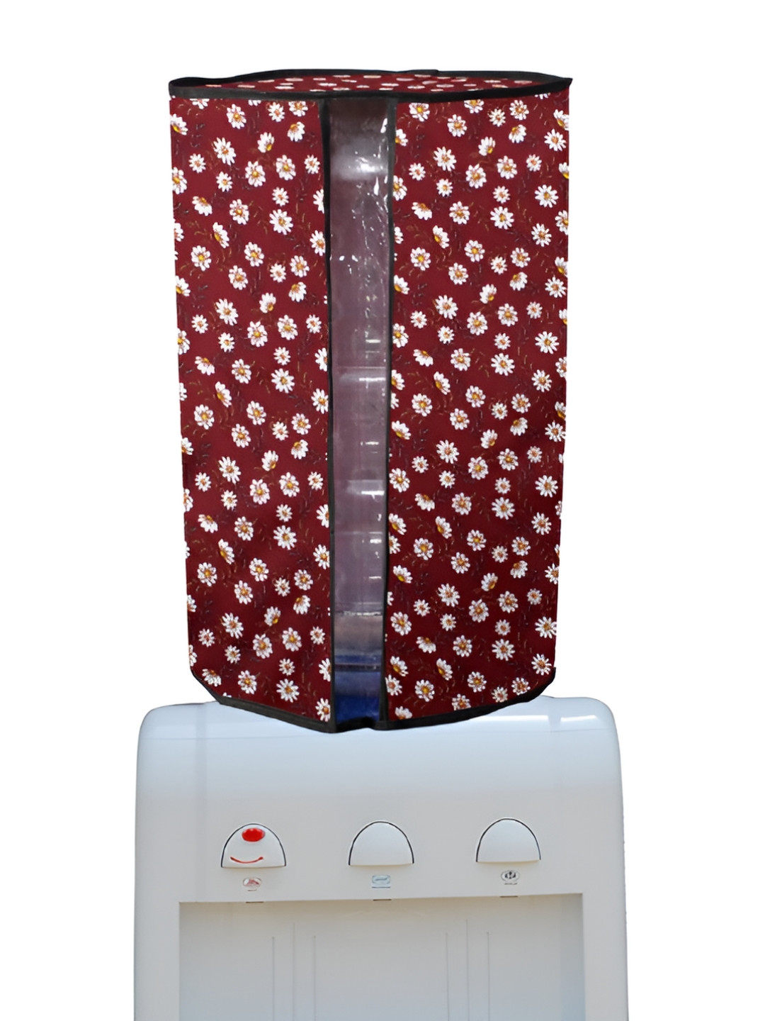 Stylista Res White 2 Pieces Printed Water Dispenser Covers