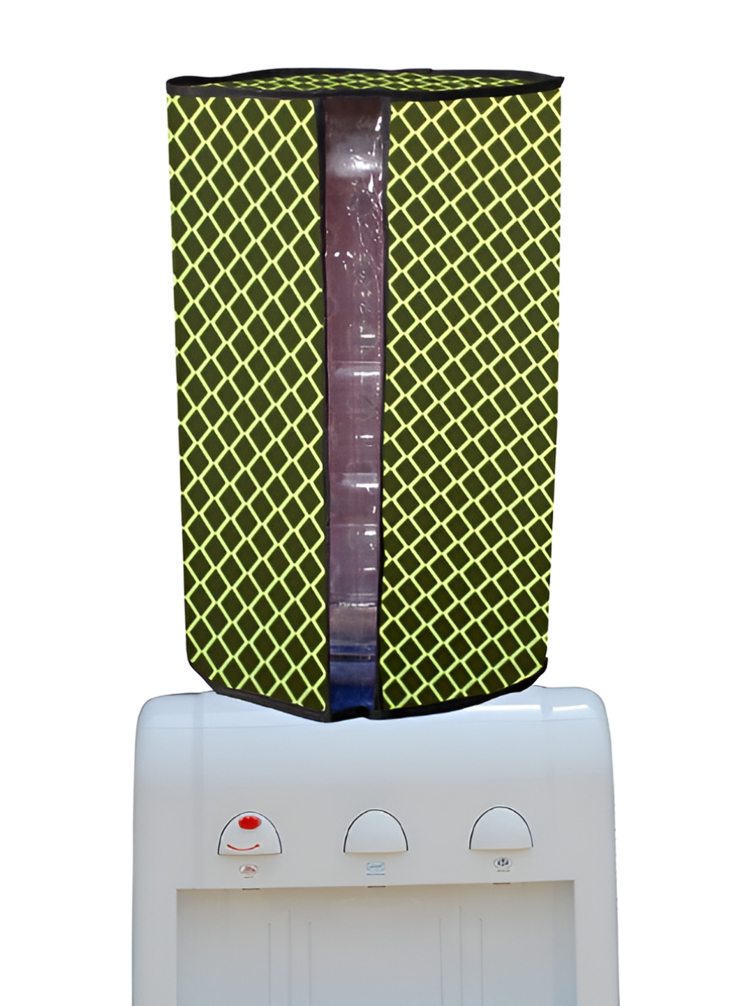 Stylista Green Checked Dustproof & Waterproof Water Dispenser Cover
