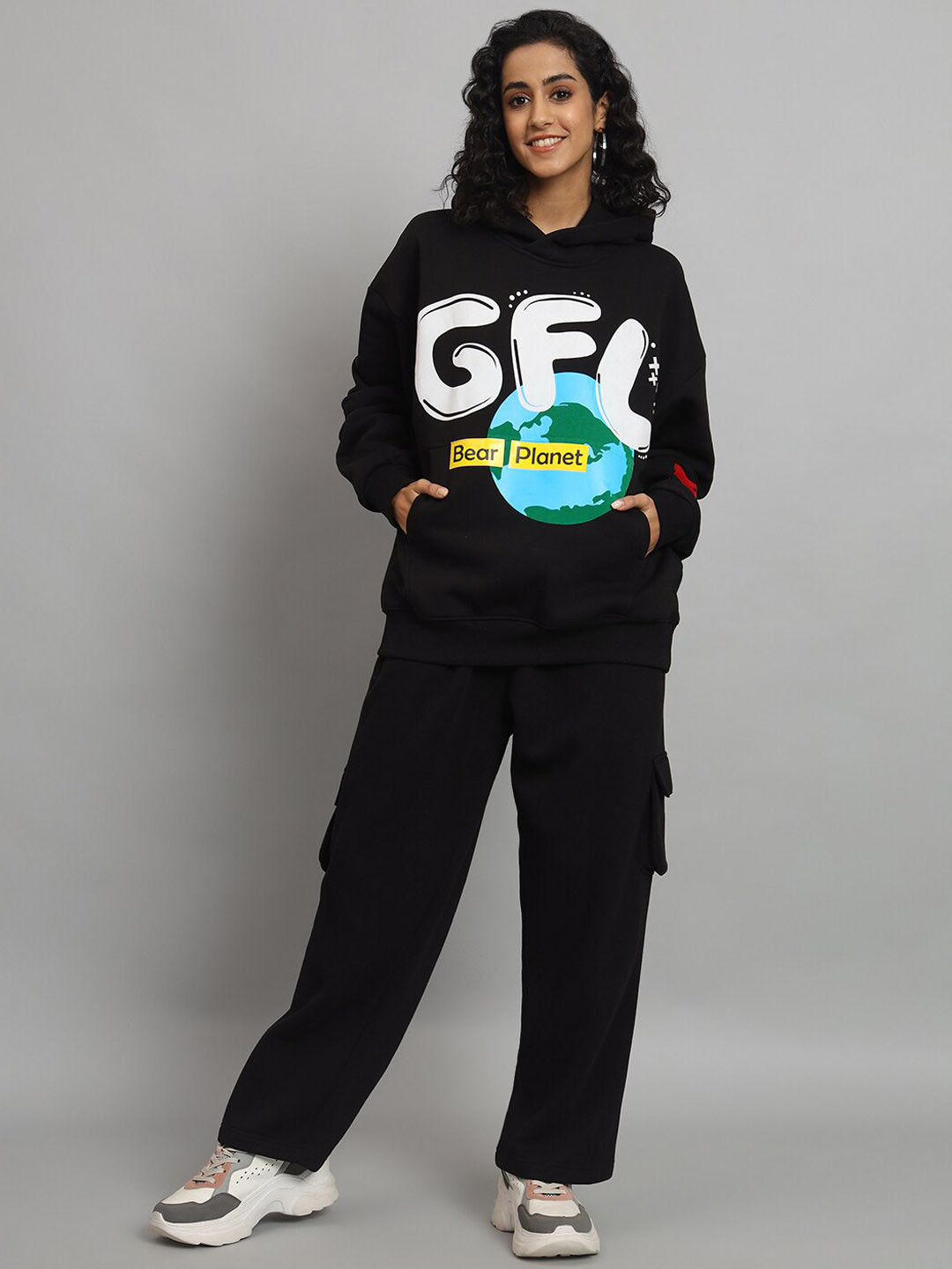 GRIFFEL Graphic Printed Hoodie Tracksuit