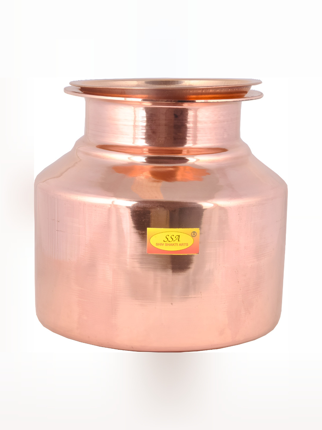 Shivshakti Arts Brown Copper Water Jug 5.5 L
