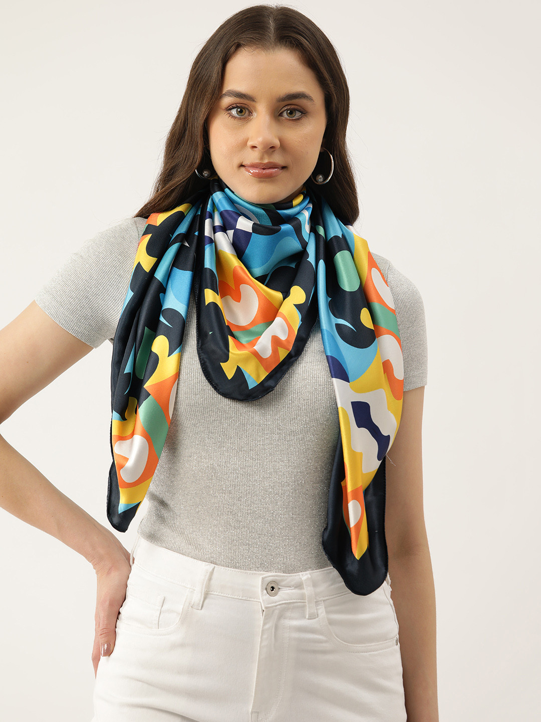 Leeza Store Women Printed Scarf