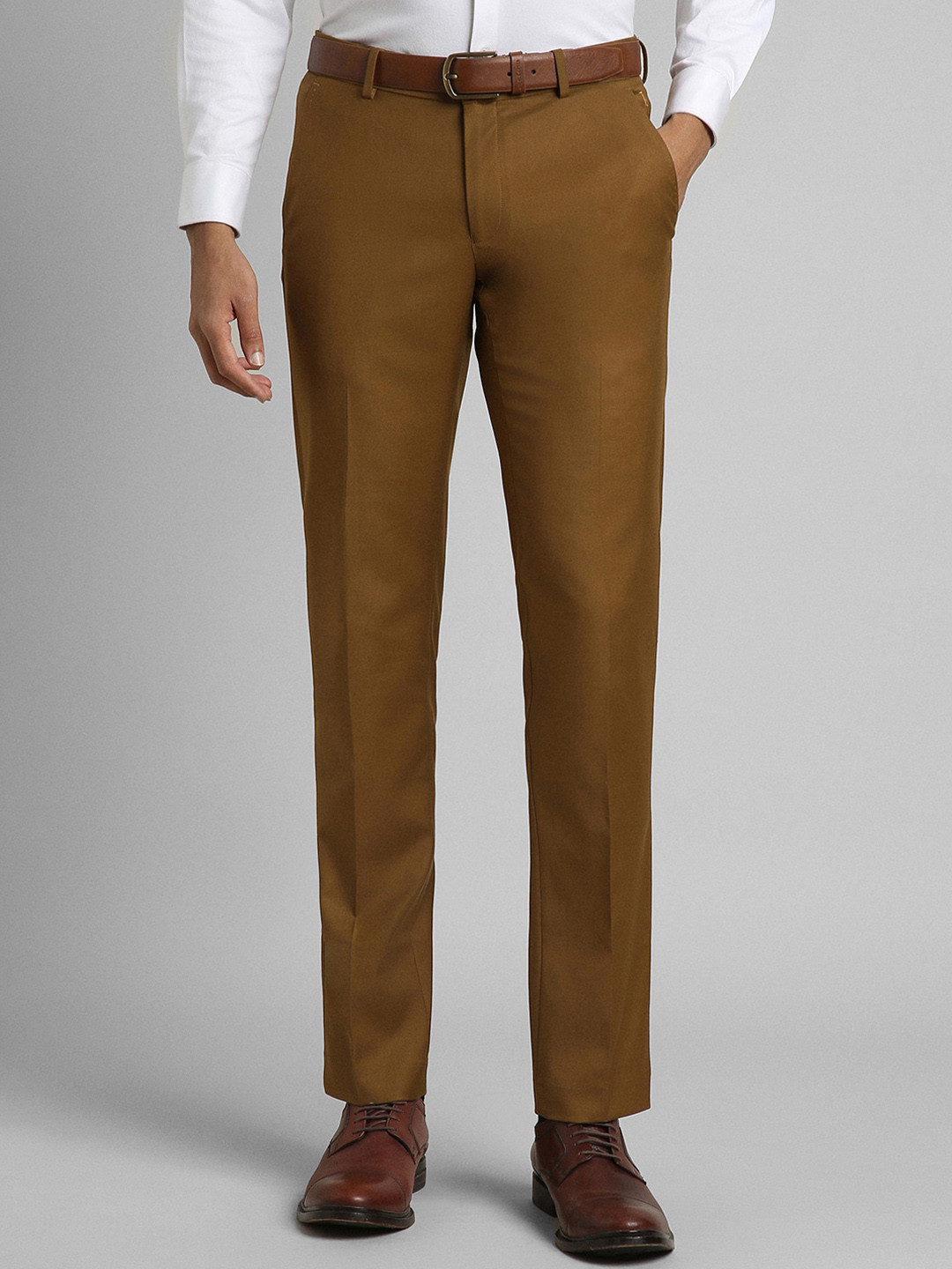 SIMON CARTER LONDON Mid-Rise Slim Fit Formal Trouser