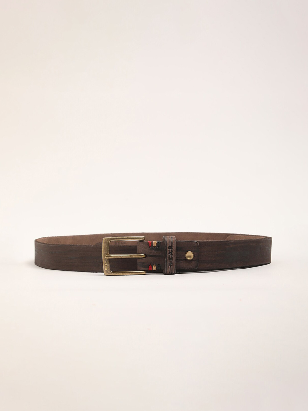 THE BEAR HOUSE Men Leather Belt