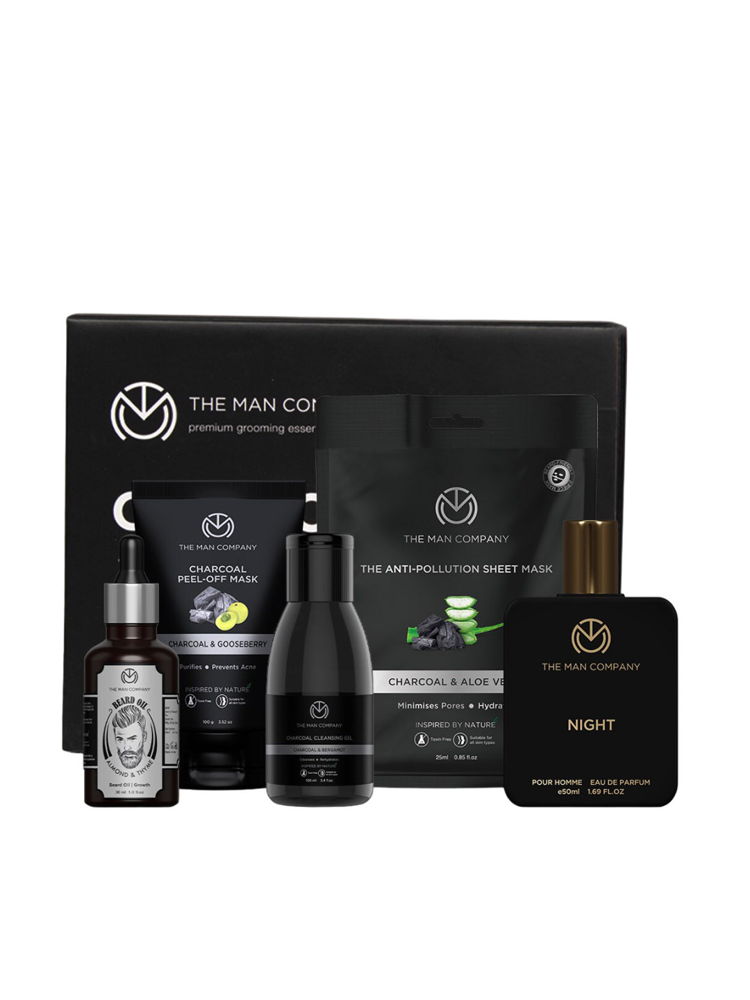 THE MAN COMPANY Face Care Combo with Perfume - Set of 5