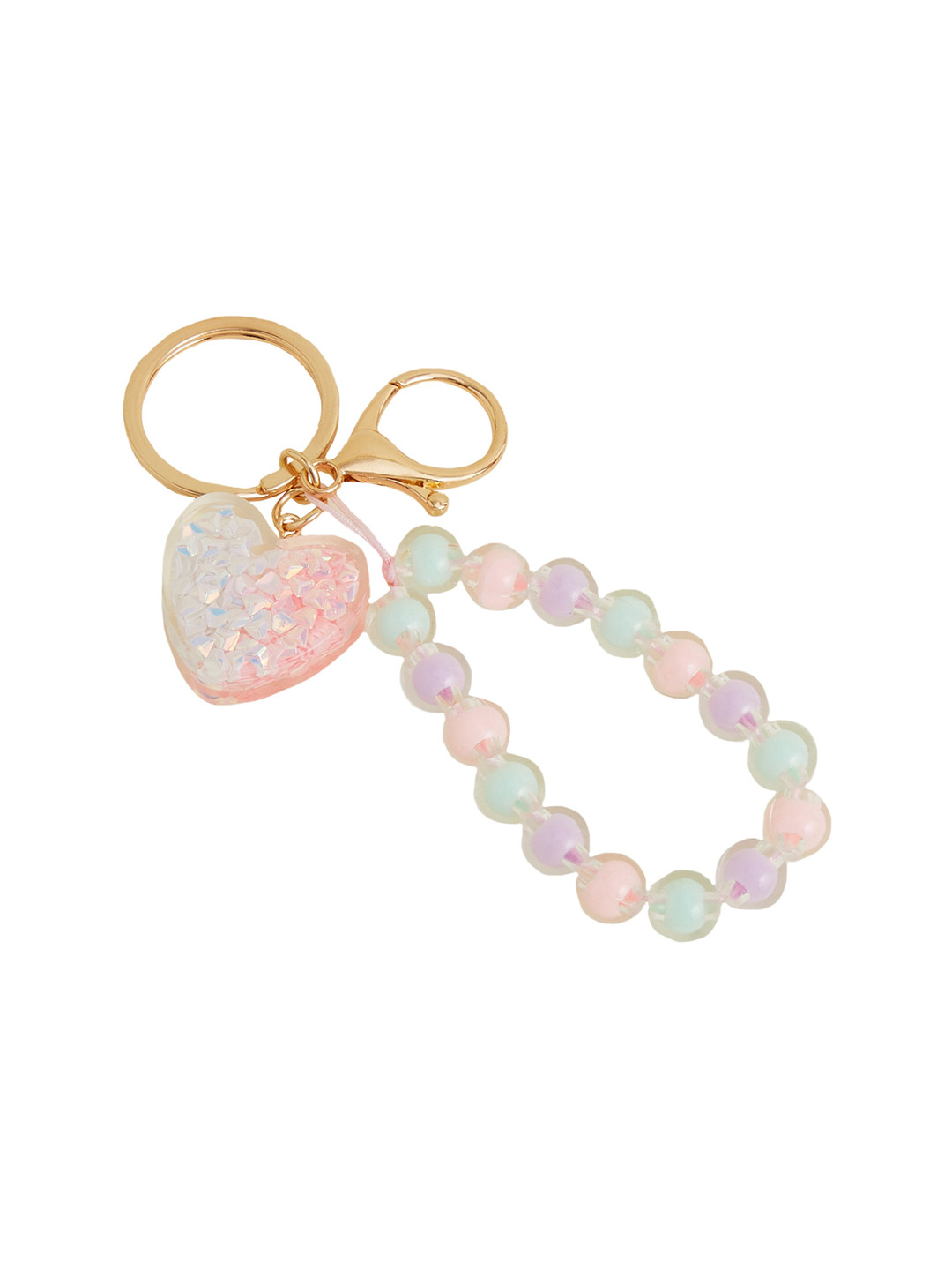 Accessorize Girls Beaded Keyring