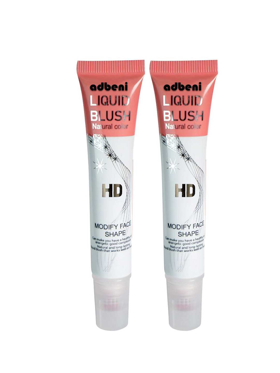Adbeni HD Set Of 2 Waterproof Liquid Blush - 15ml Each - Peachy Perfection 01