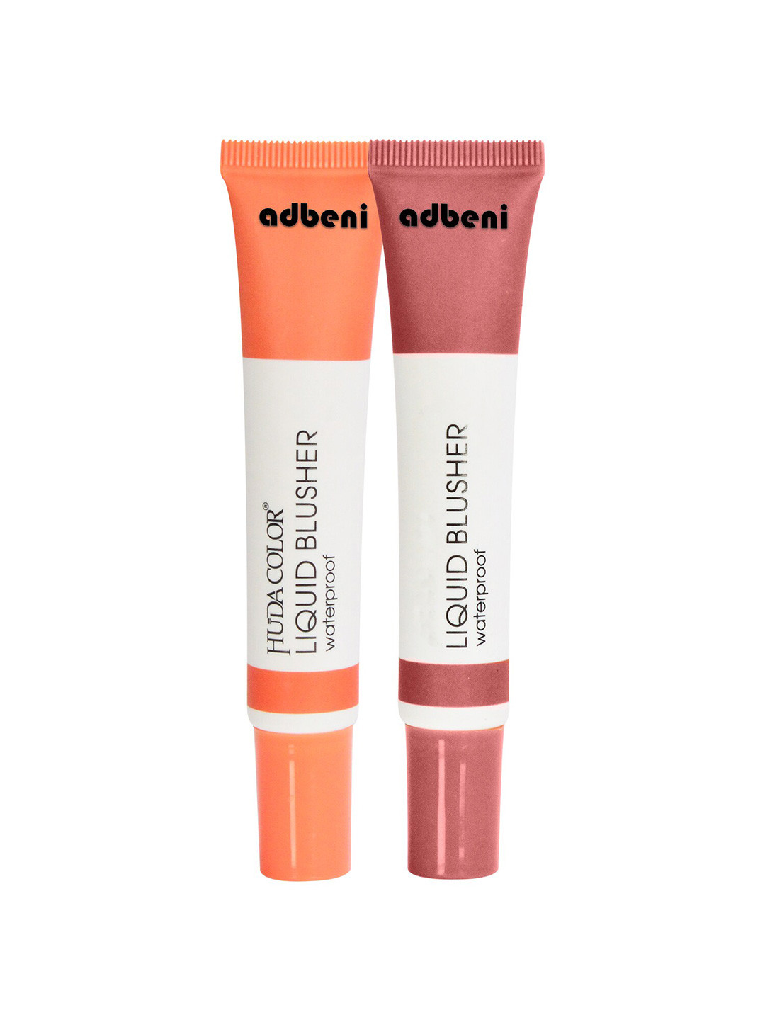 Adbeni Set Of 2 Water Proof Liquid Blusher - 15ml Each - Orange Blush 03-Wet Peach