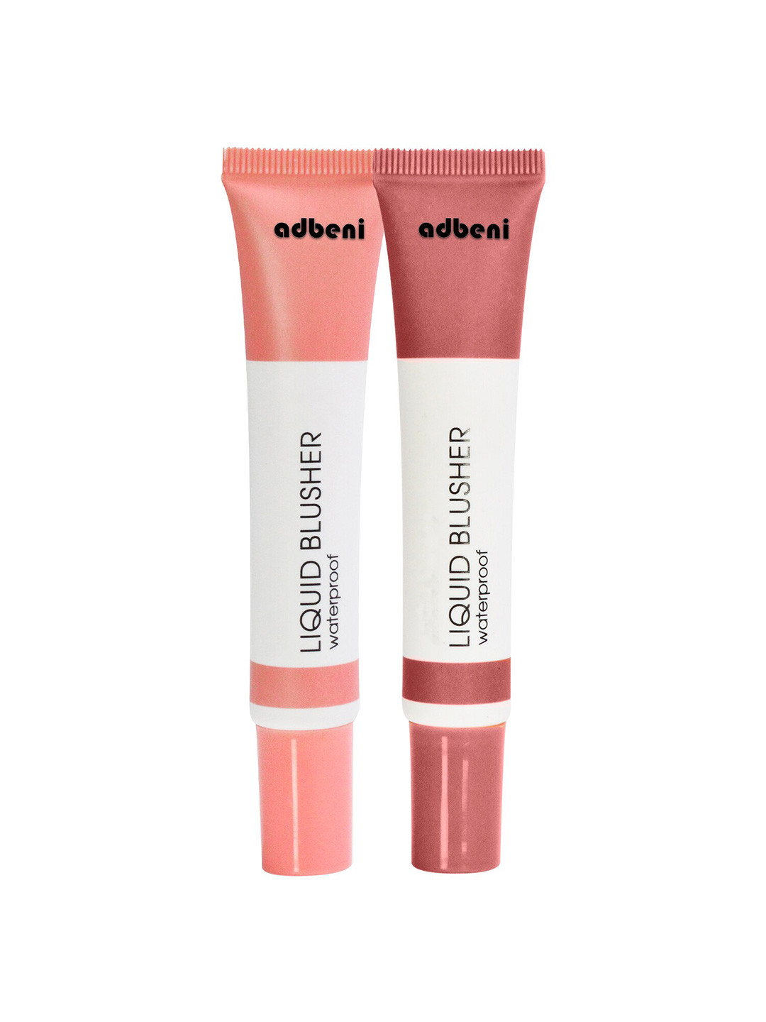Adbeni Set Of 2 Waterproof Liquid Blusher - 15ml Each - Sugar Plum-Wet Peach