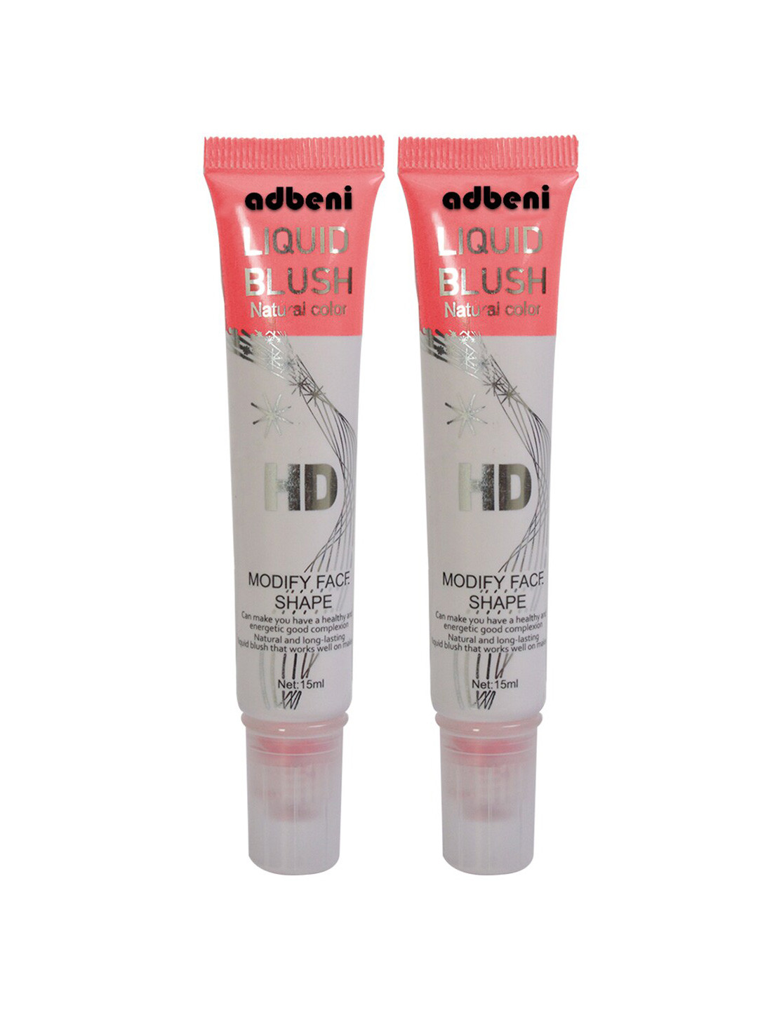 Adbeni HD Set Of 2 Waterproof Liquid Blush - 15ml Each - Moonlit Blush 06