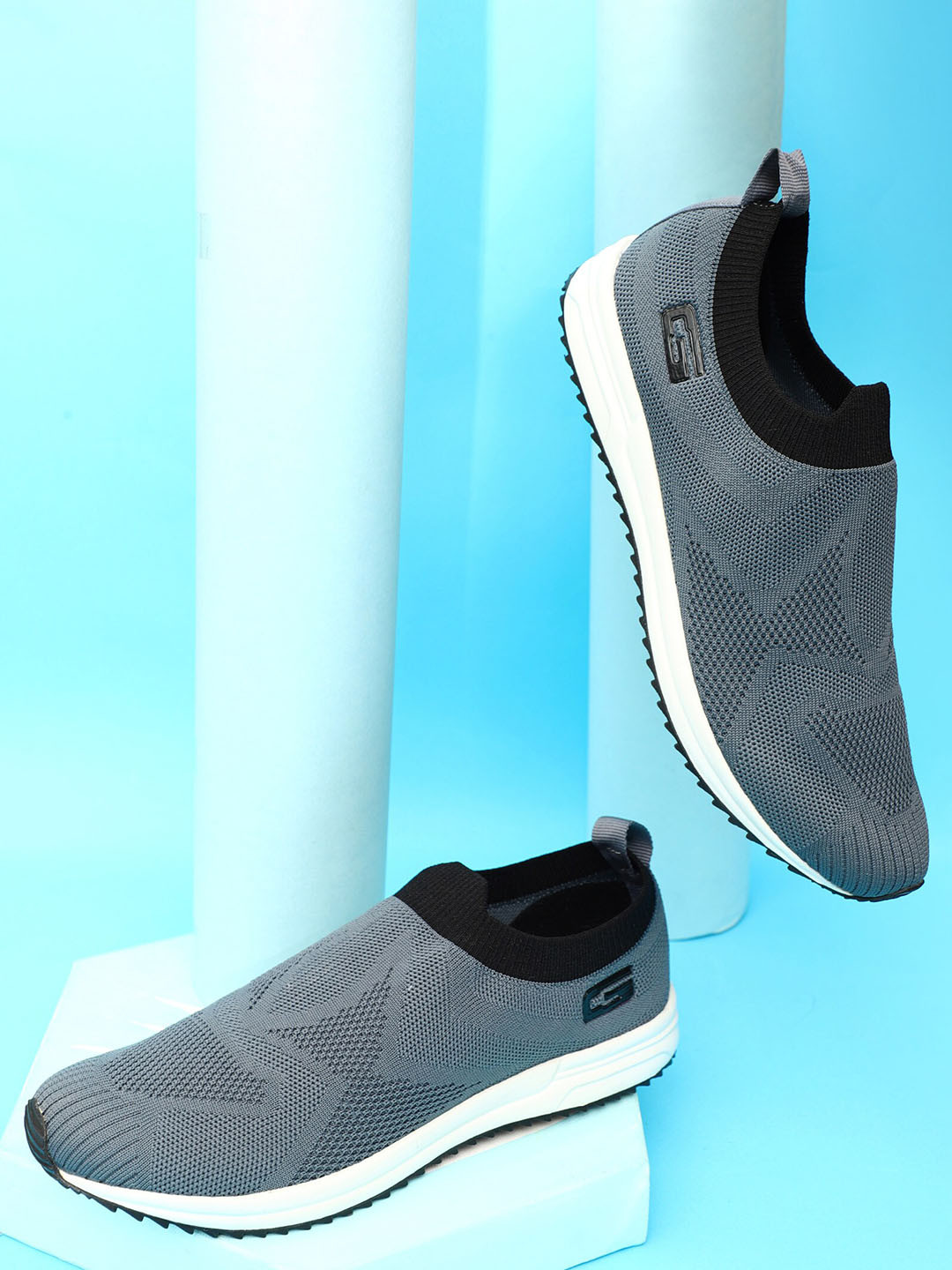 Goldstar Men Textured Slip-On Walking Shoes