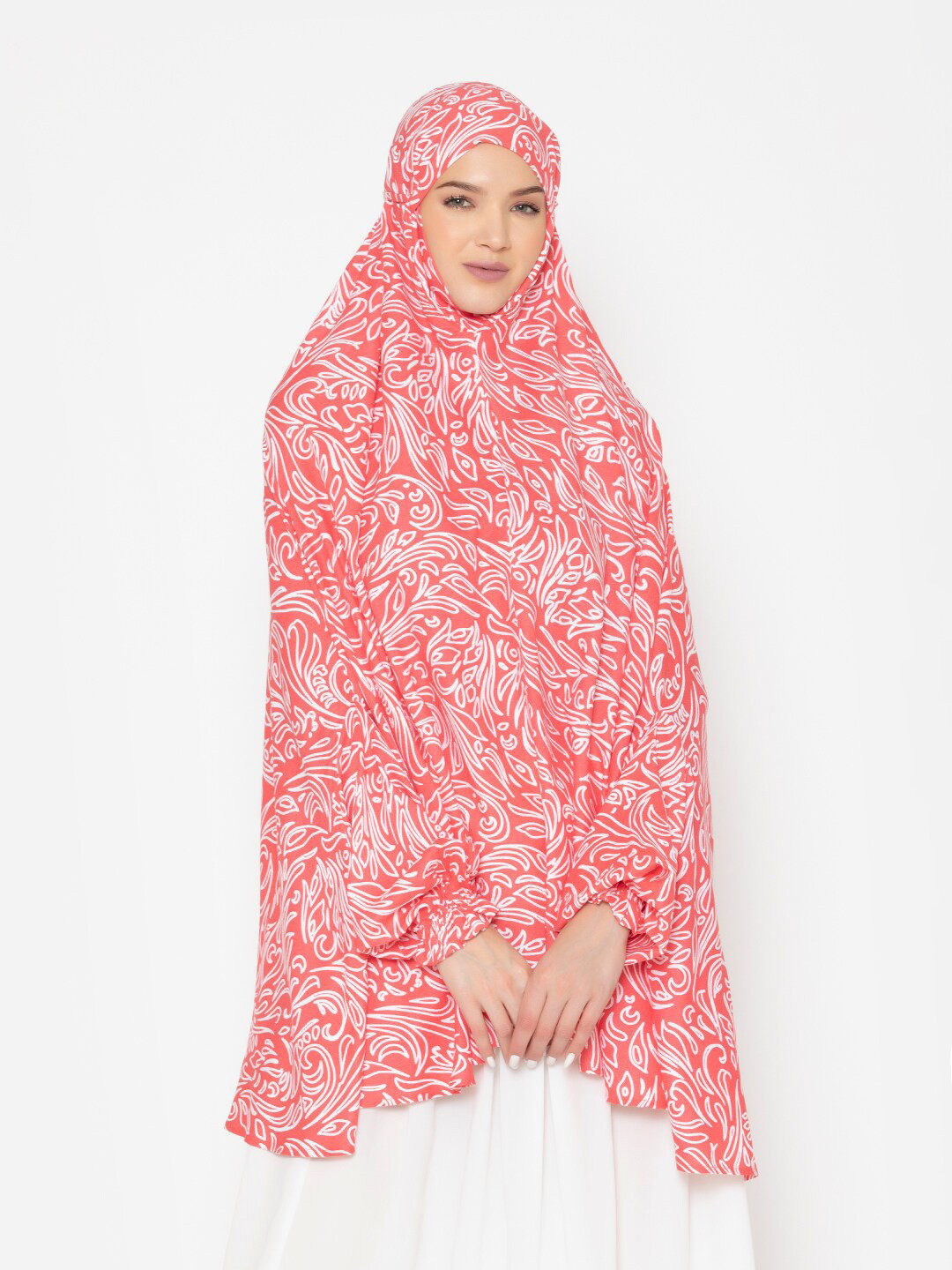 SANASH Collections Floral Printed Namaz Dupatta