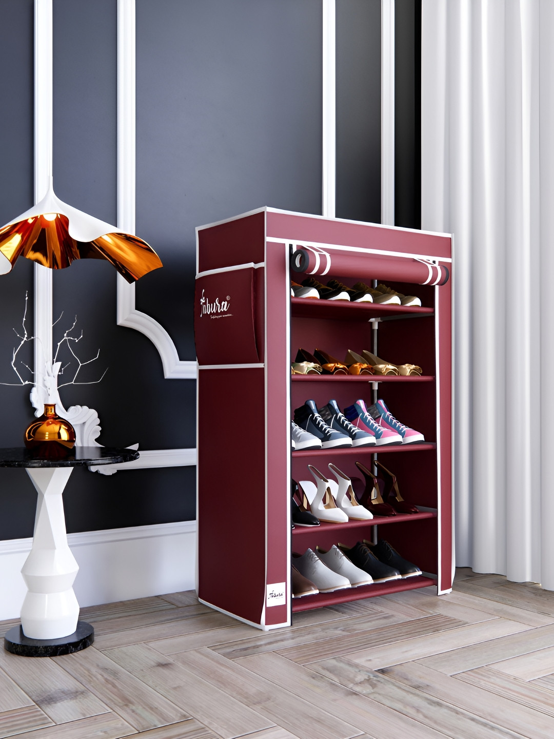 Pamworld 5 Tier Rectangle Shoe Rack