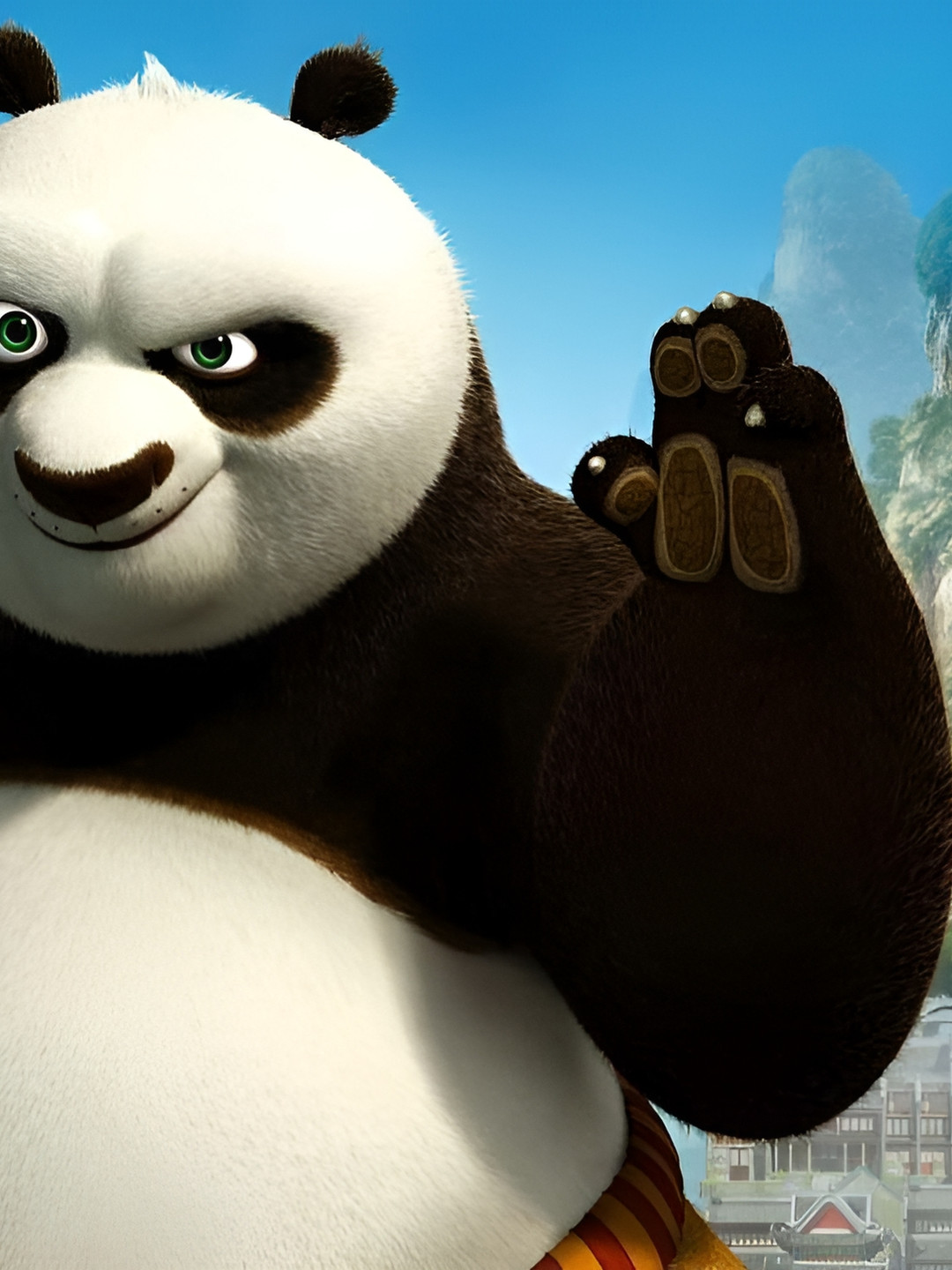 British Terminal White & Brown Cartoon Characters Paper Painting Wall Art