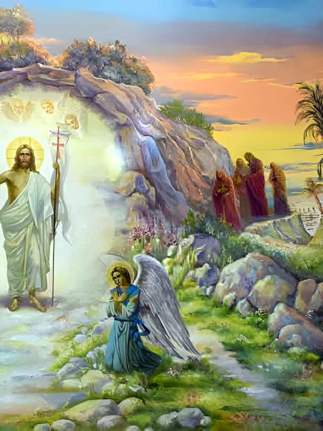 British Terminal Lord Jesus Christ Paper Wall Rectangle Paintings Wall Art - 24x36In