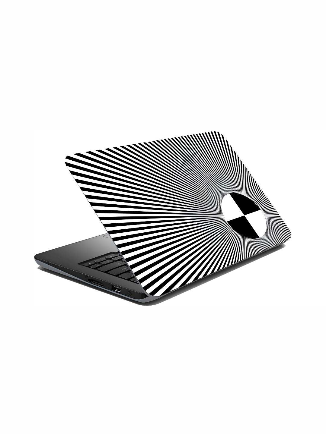 British Terminal White & Black Laptop Printed Wall Art