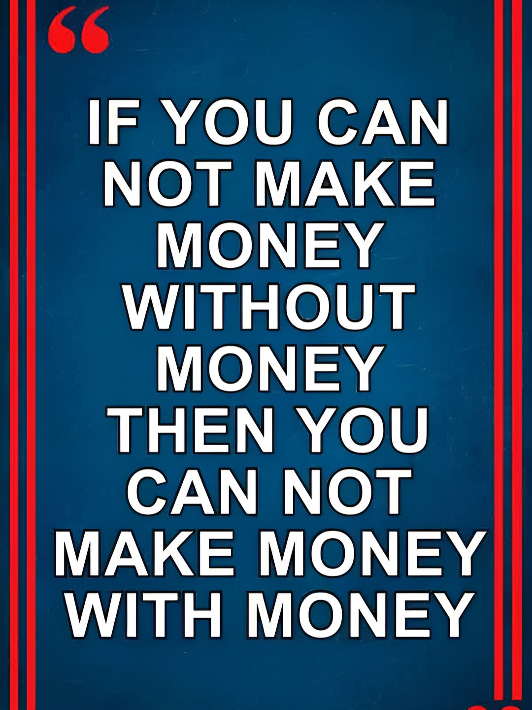 British Terminal Blue & White Motivational Quotes Wall Painting