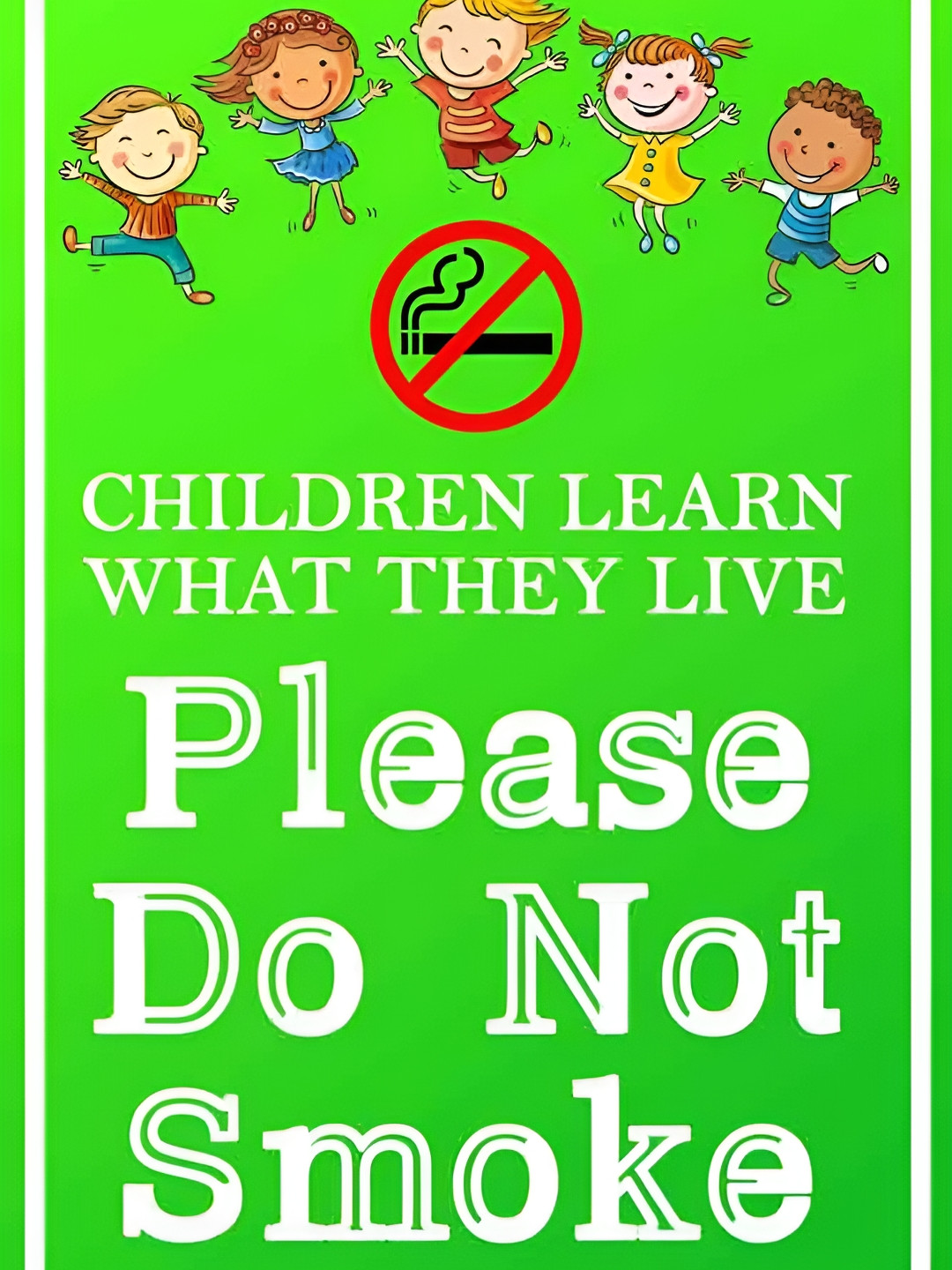 British Terminal Please Do Not Smoke Wall Art