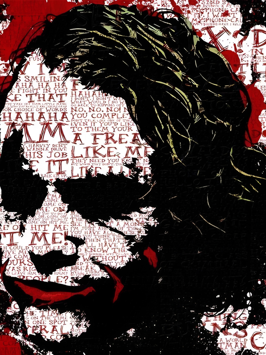 British Terminal Joker Superheroes Paper Wall Paintings Wall Art