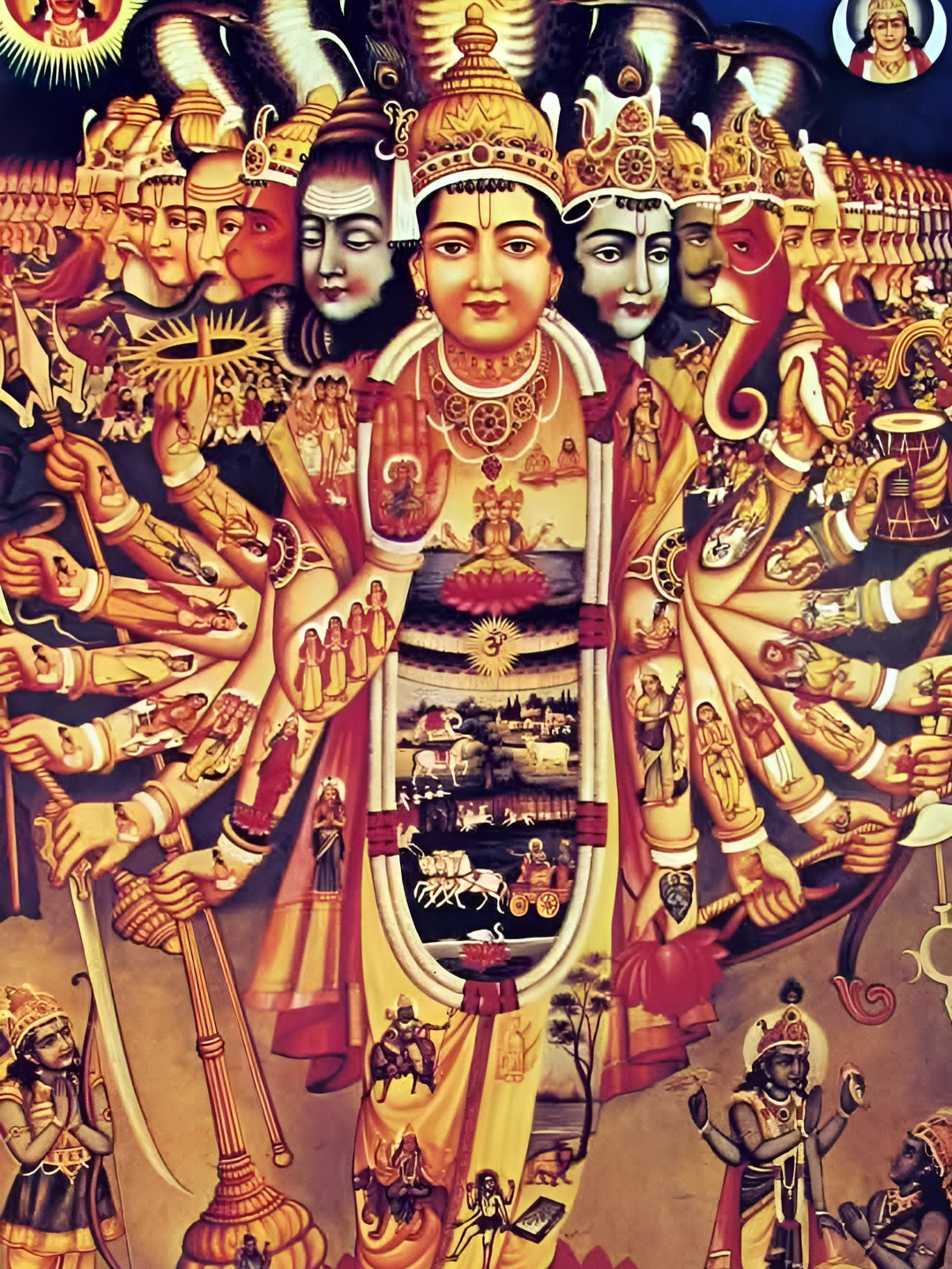 British Terminal Red & Blue Paper Religious Wall Sticker