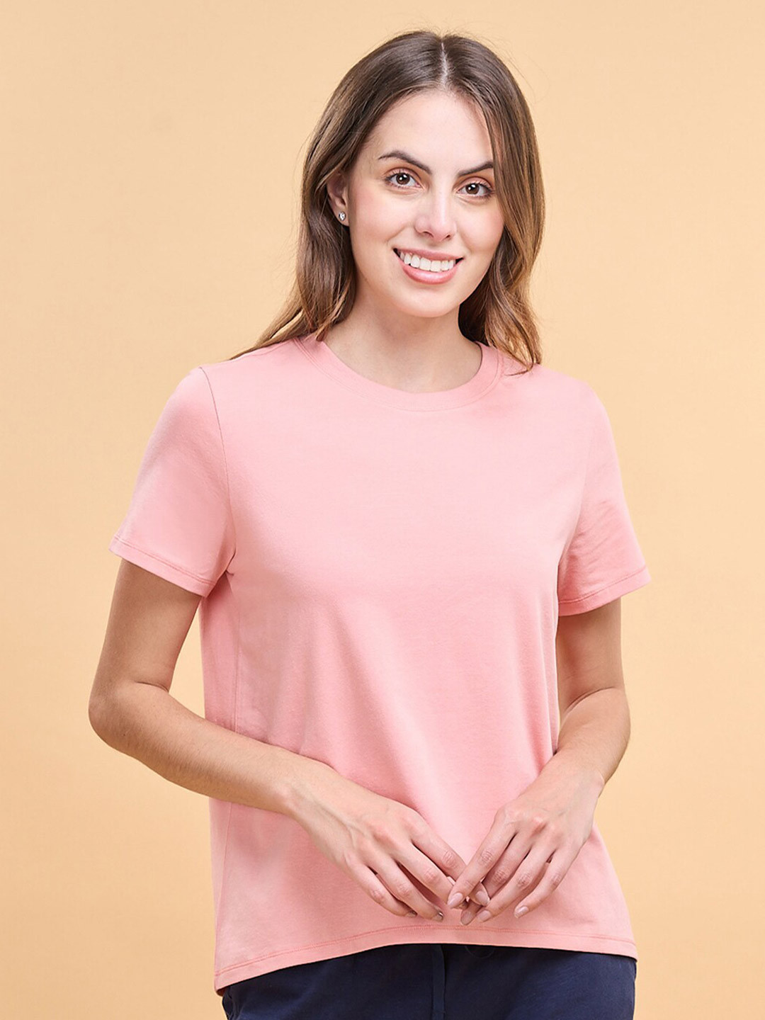 Enamor Short Sleeves High Low T-shirt