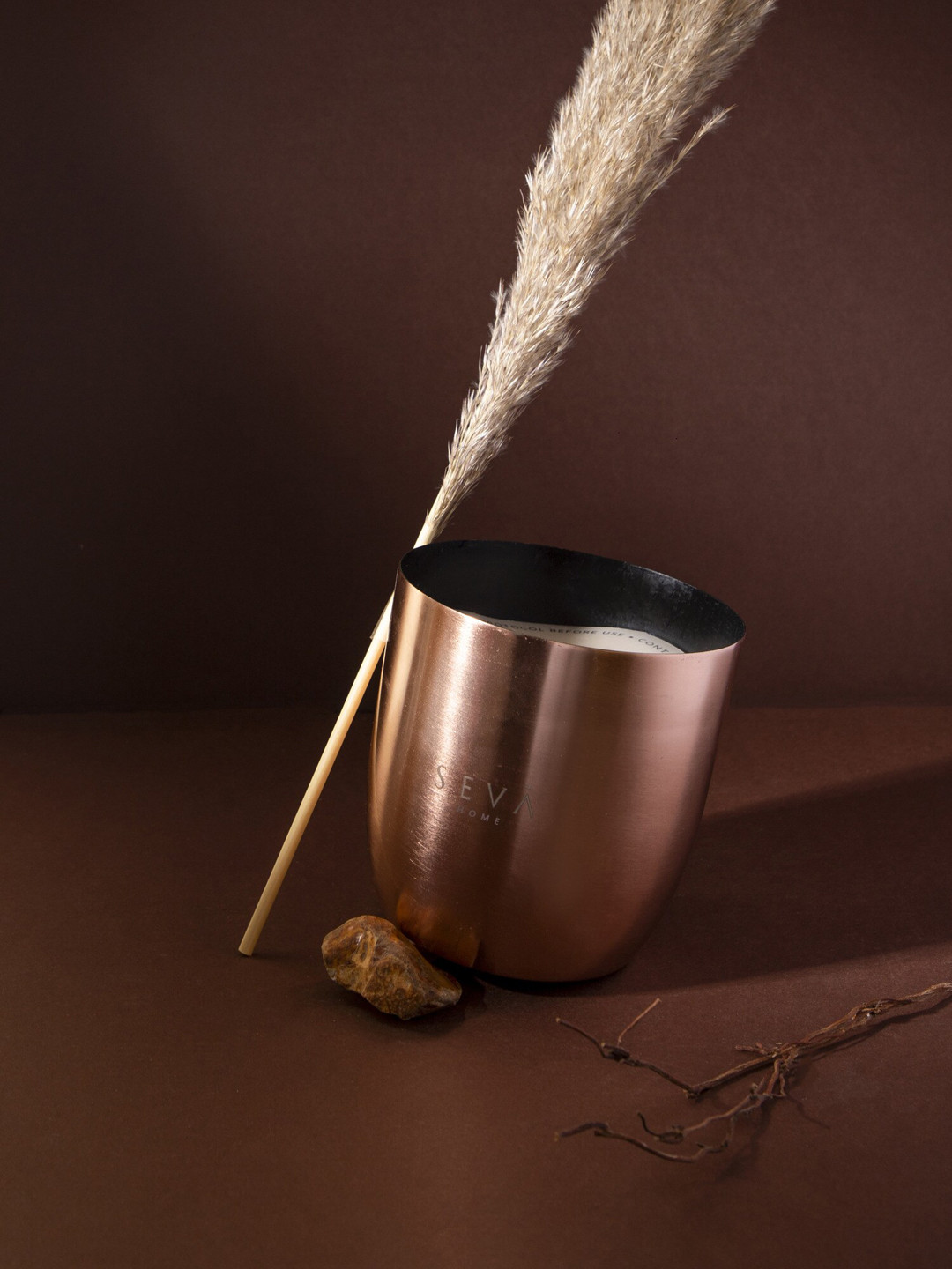 Seva Home Large Berries Heirloom Scented 3 Wick Rose Solid Geometric Regular Jar Candles