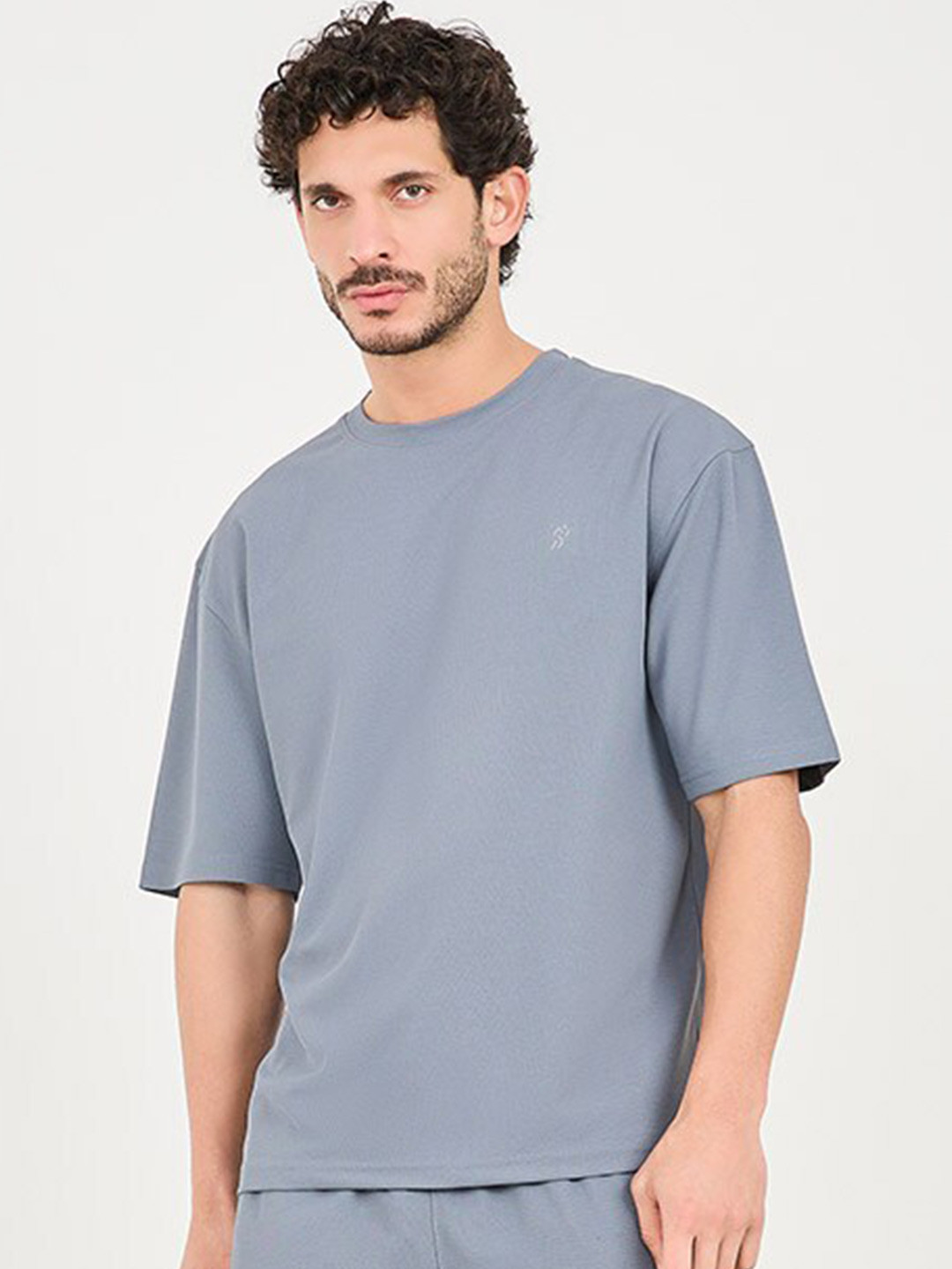 Styli Logo Print Oversized Active T-shirt