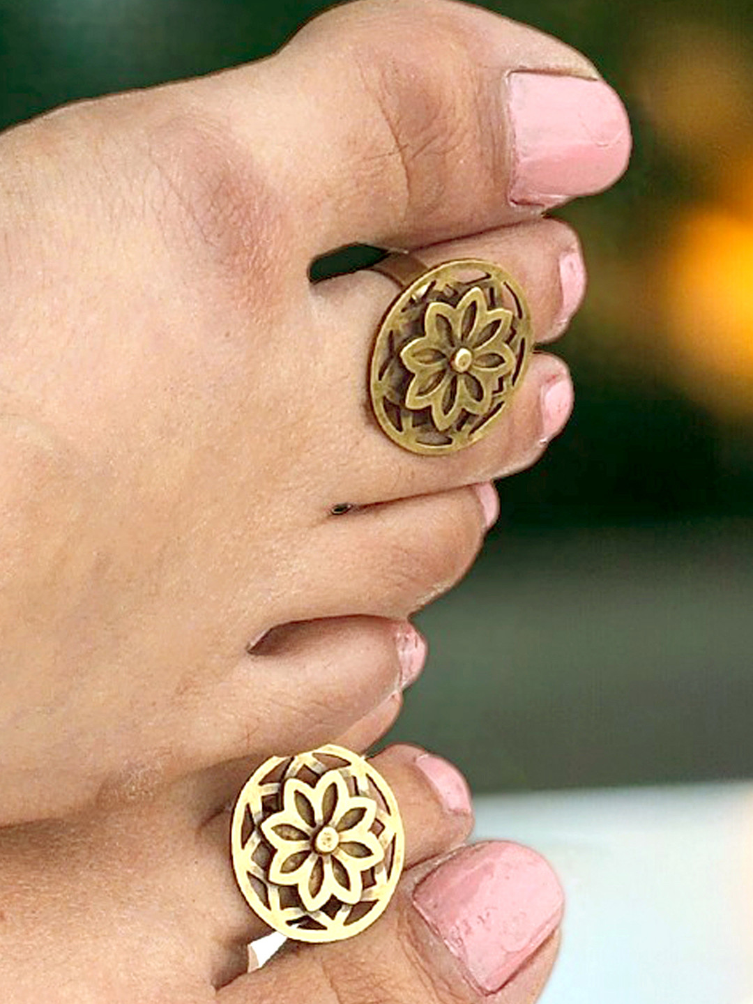 Goldnera Gold-Plated Toe Rings