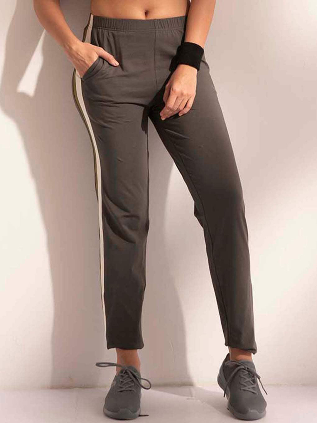 LYRA Women 4-Way Stretch Cotton Track Pants