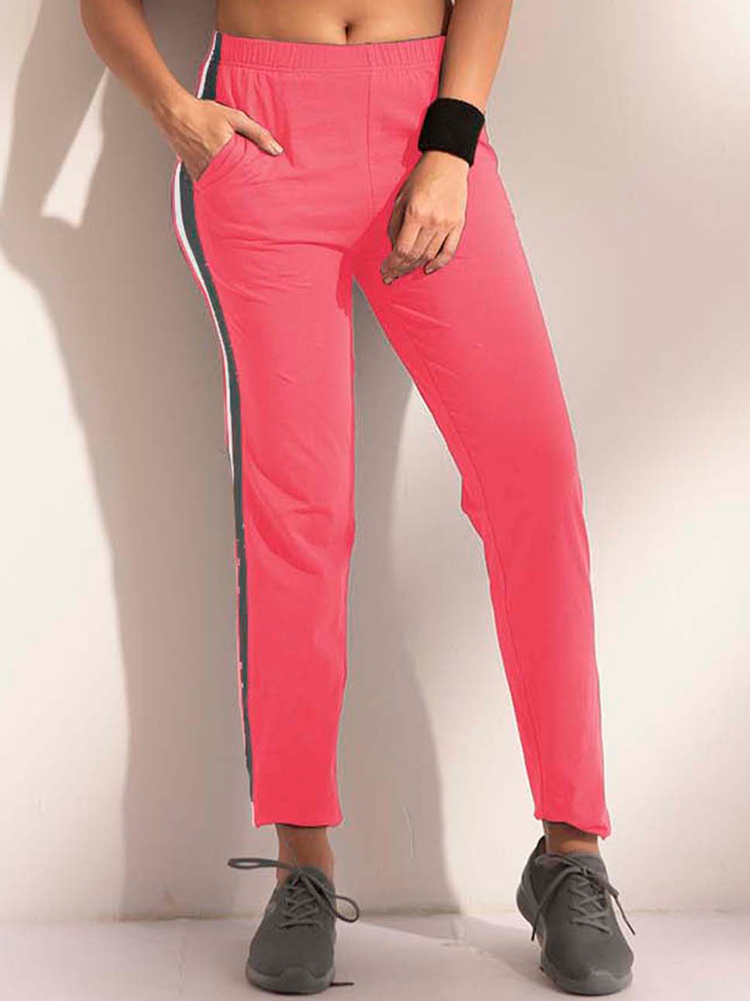 LYRA Women 4-Way Stretch Cotton Track Pants