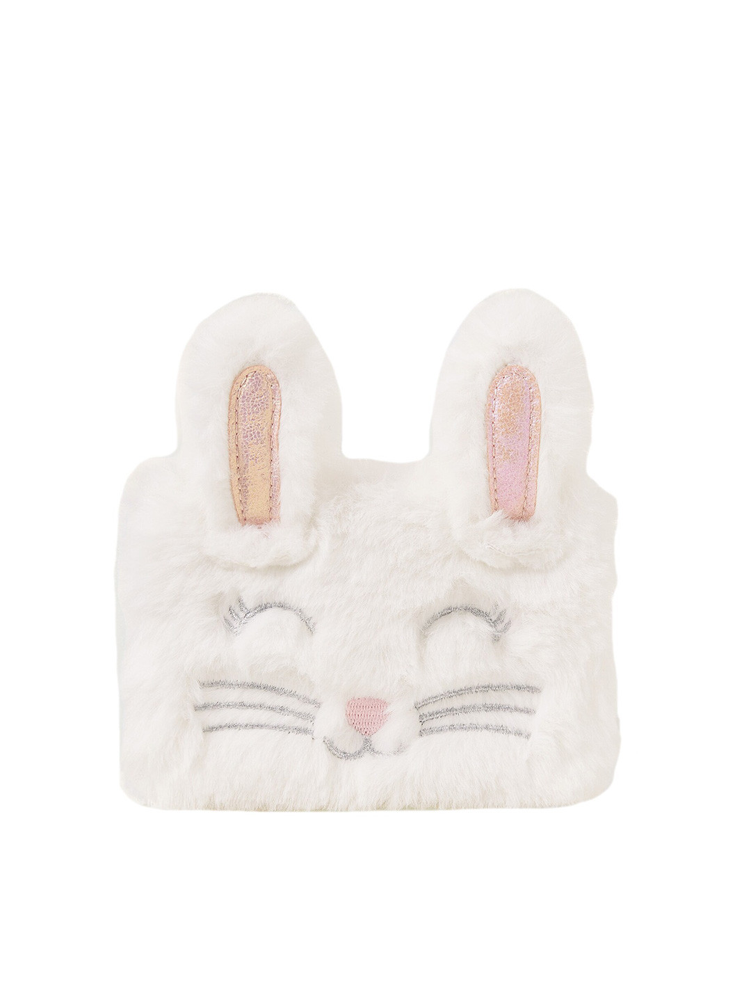 Accessorize Girls Textured Applique PU Zip Around Wallet