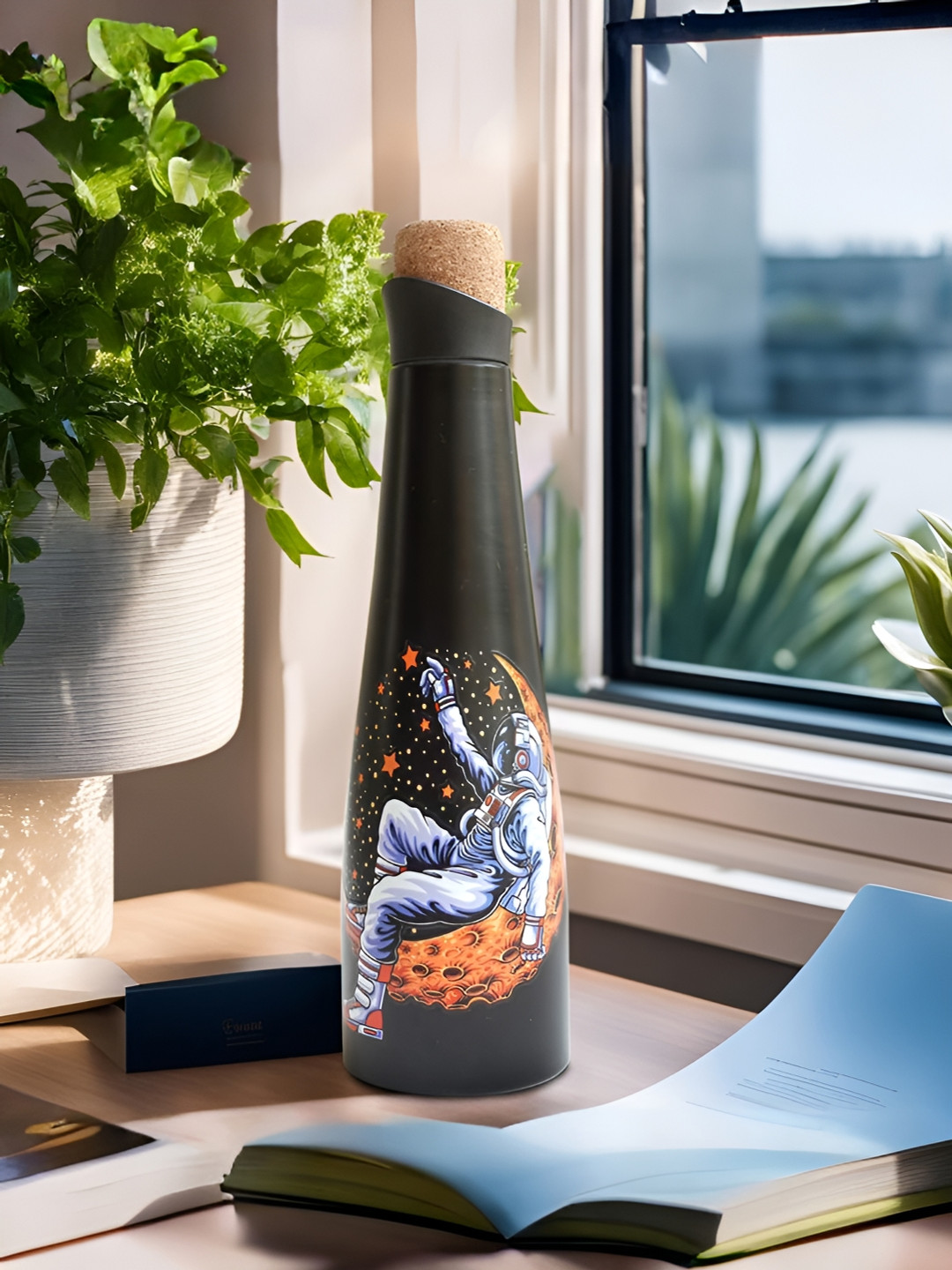 The Better Home Conversational Stainless Steel Double Wall Vacuum Water Bottle - 750ml