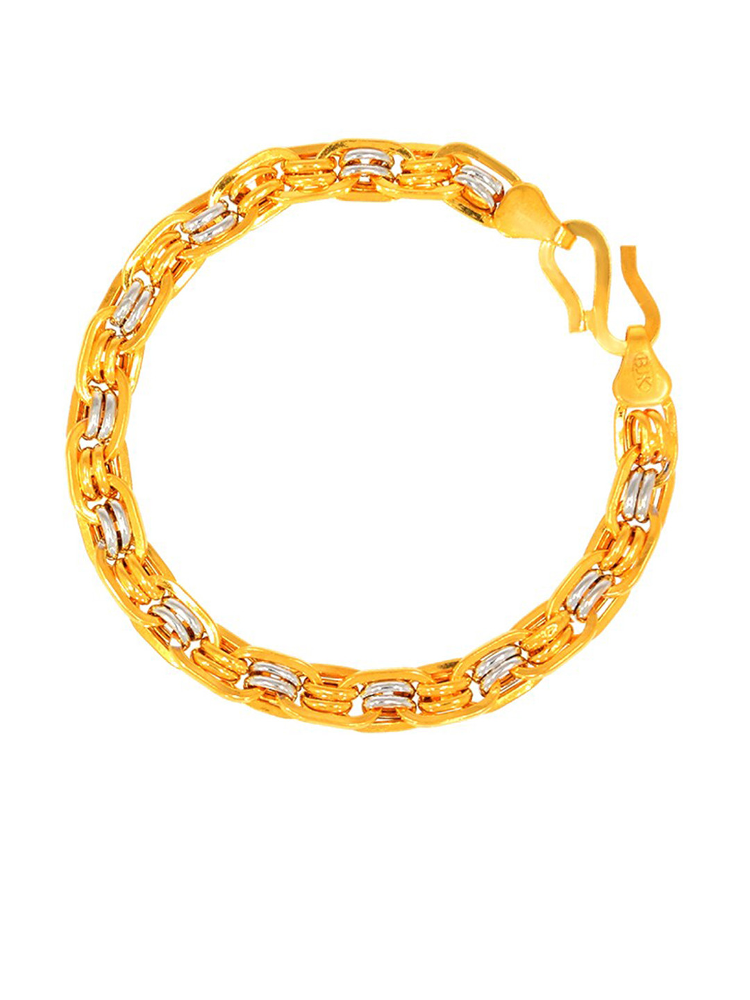 BHIMA 22K Hallmark 916 Purity Yellow Gold Chain Rope Kids bracelet