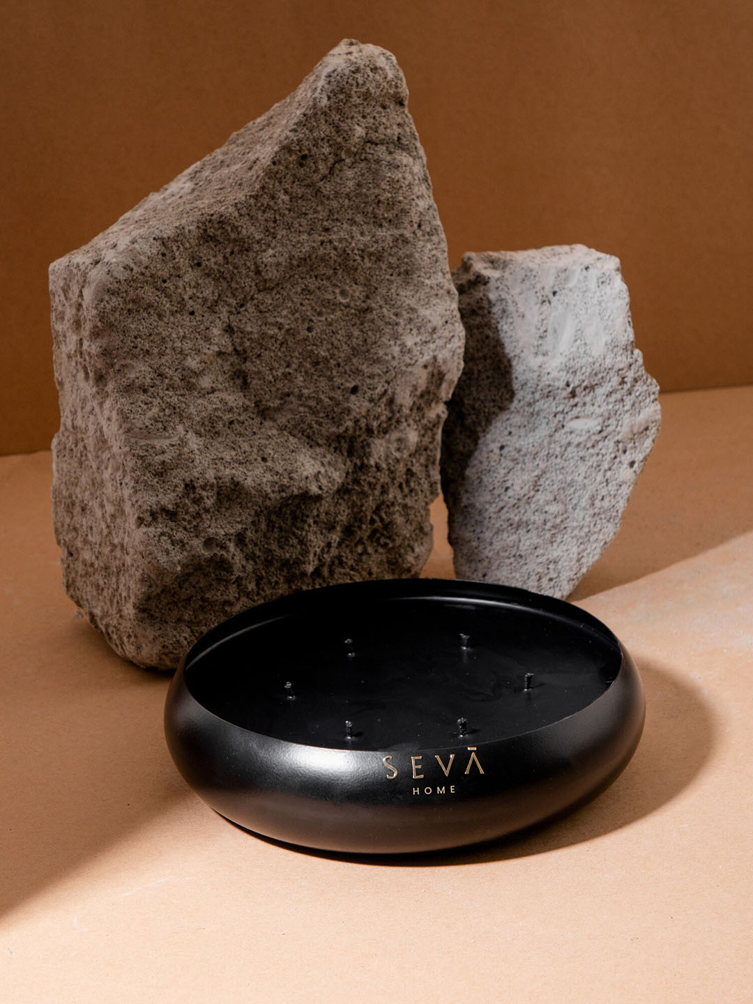 Seva Home Noir Medley Scented 7 Wick Scented Solid Round Regular Diya Candles