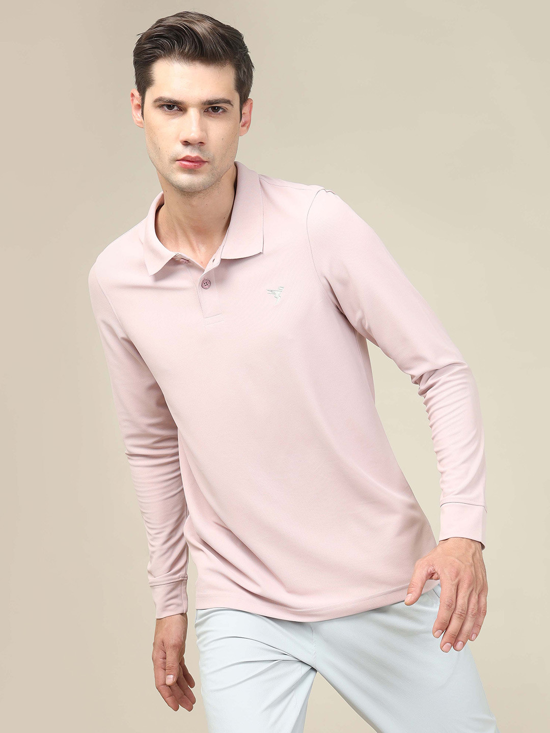 Technosport Polo Collar Slim Fit Rapid-Dry Active Sports T-Shirt