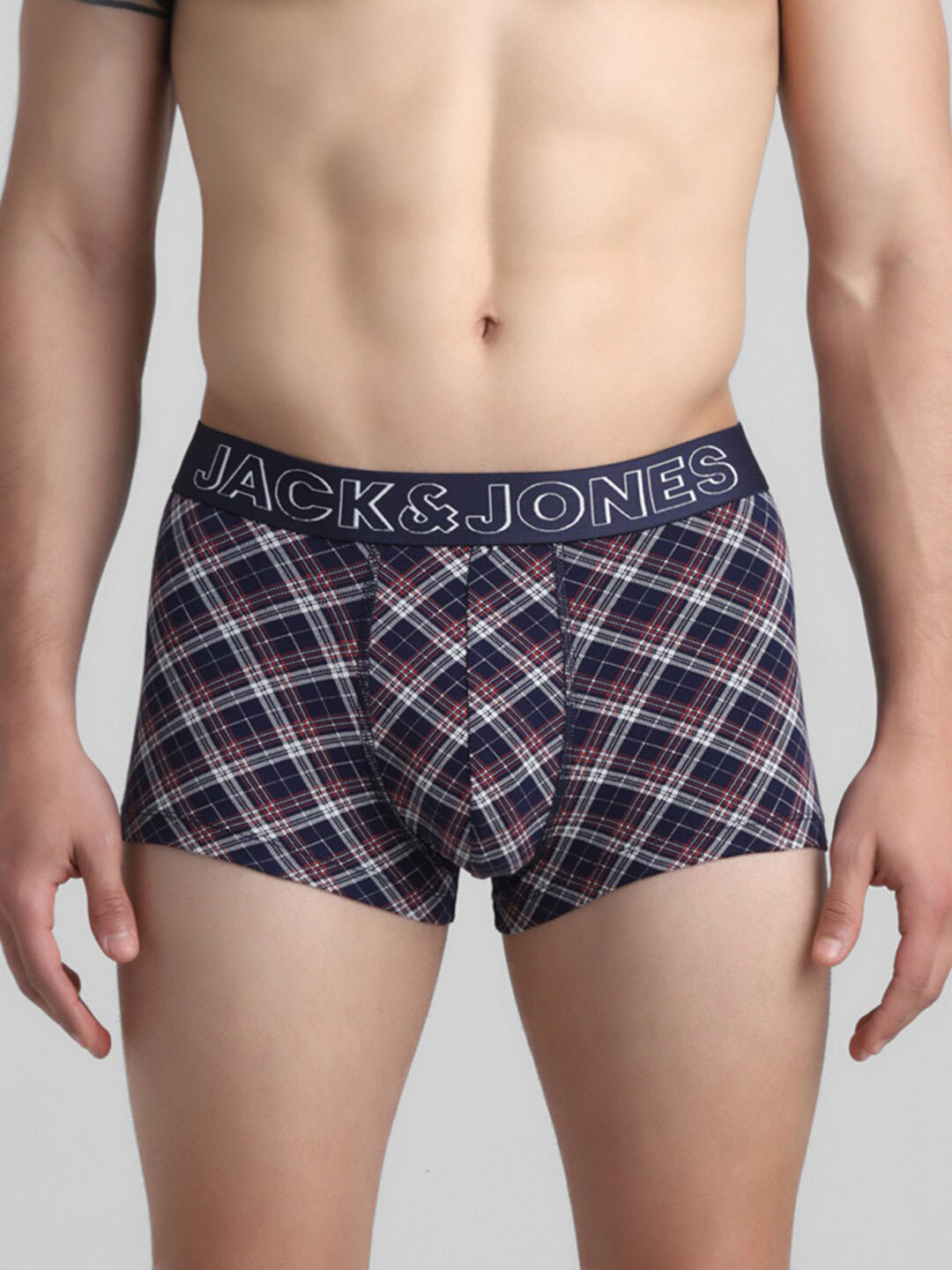 Jack & Jones Checked Mid-Rise Trunk 2672621001