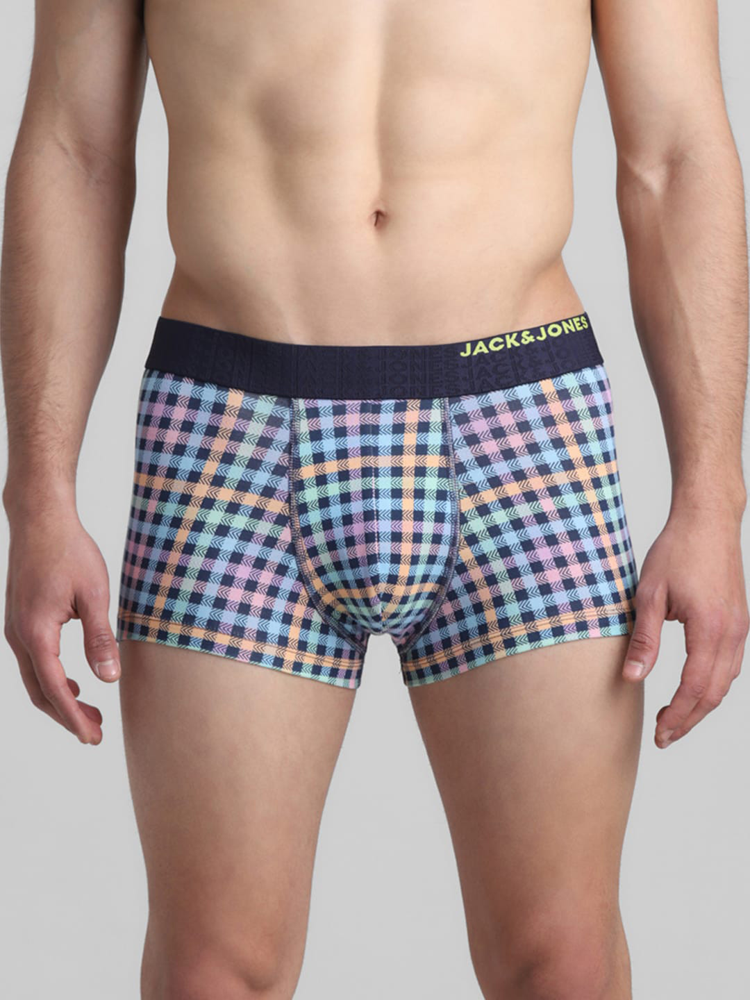 Jack & Jones Checked Breathability Trunks 2672614001