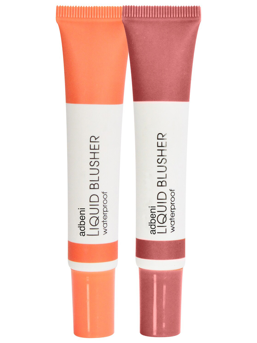 Adbeni Set Of 2 Water Proof Liquid Blusher - 15ml Each - Orange Blush 03-Wet Peach 04