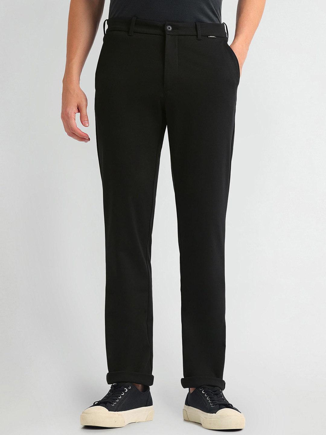 Arrow Sport Men Smart Slim Fit Mid-Rise Chino Trouser