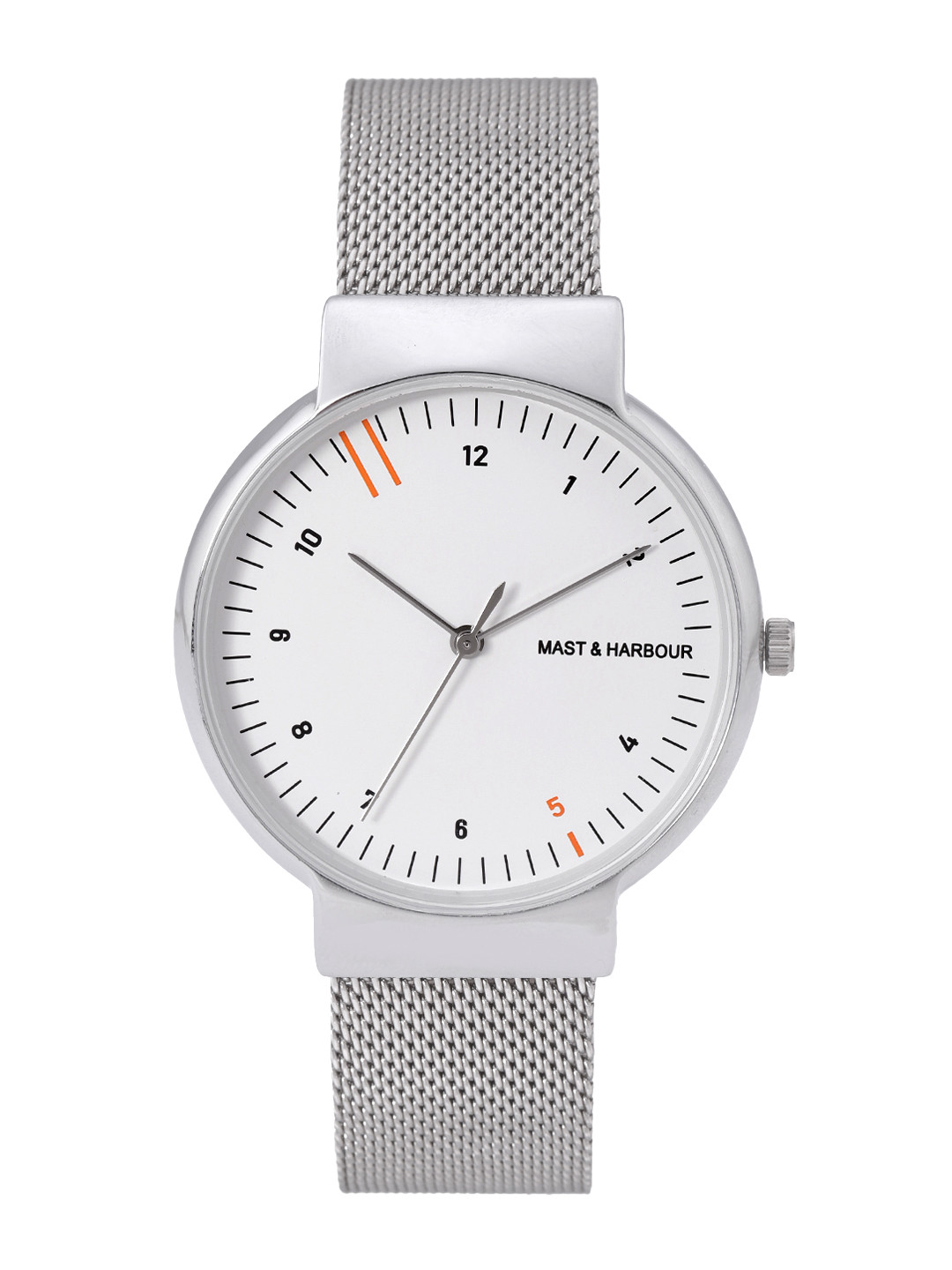 Mast & Harbour Men Stainless Steel Bracelet Style Analogue Watch- MH-19-01