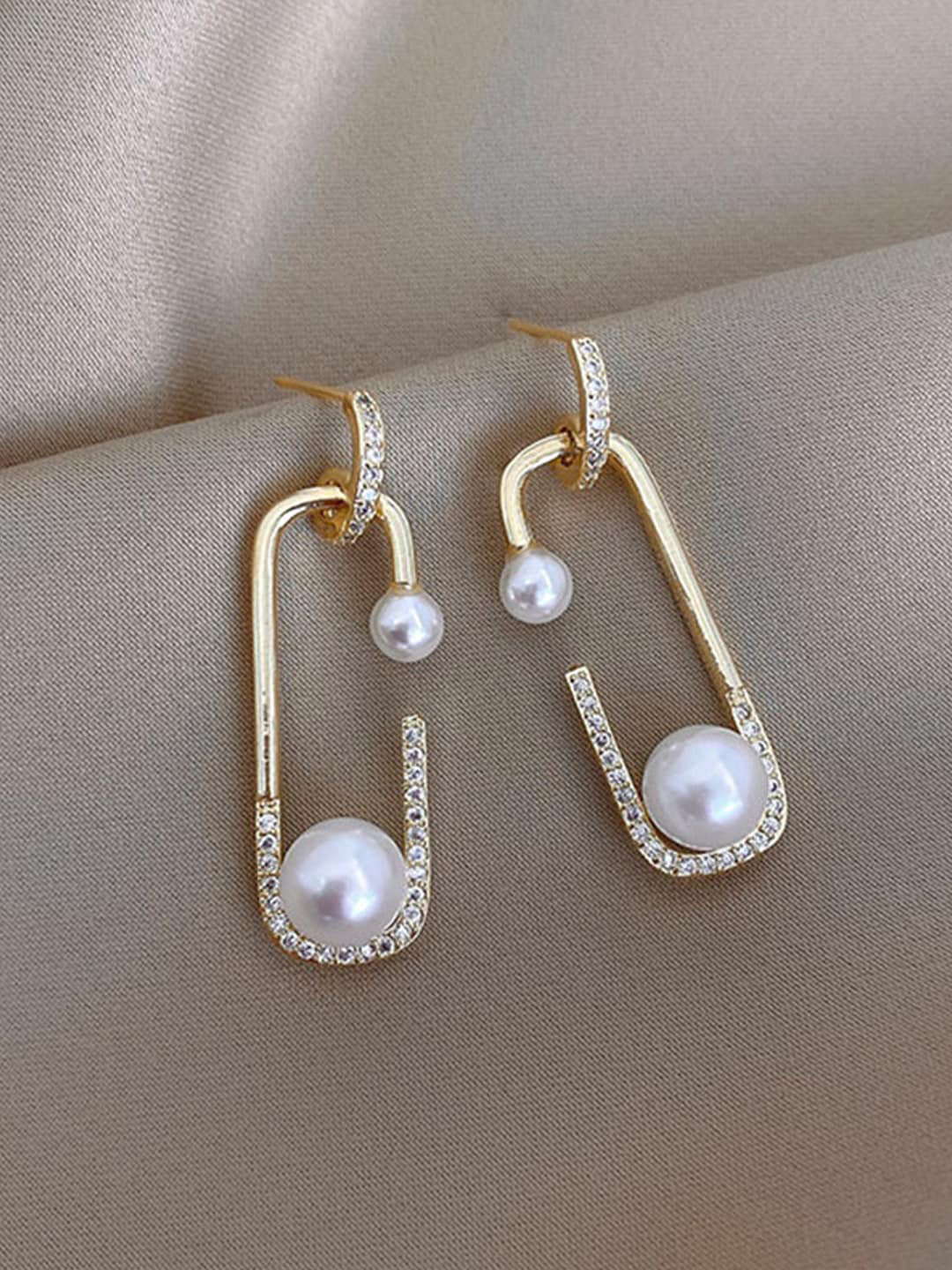 Krelin Geometric Half Hoop Earrings