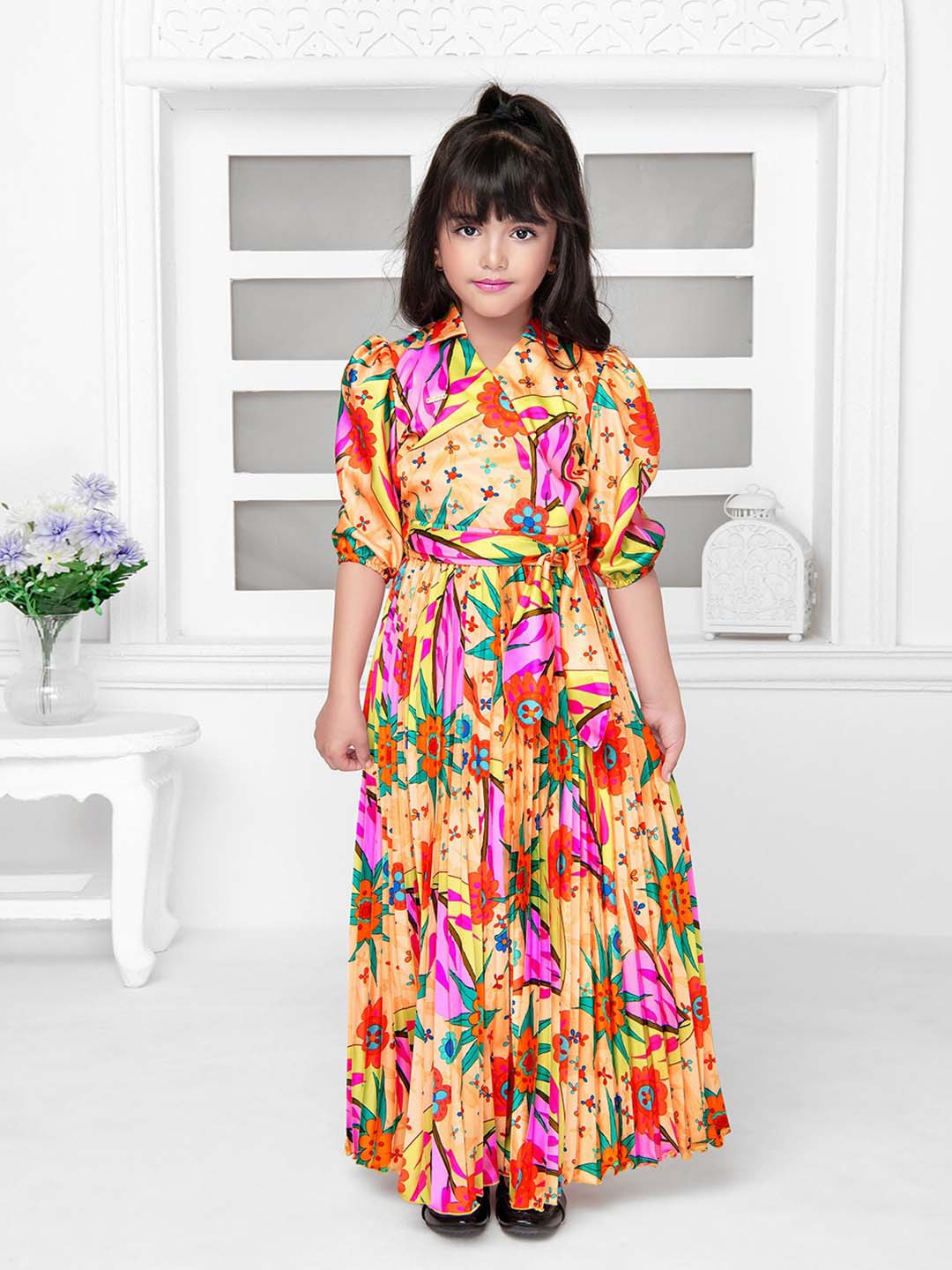 Tiny Baby Girls Printed Top with Skirt