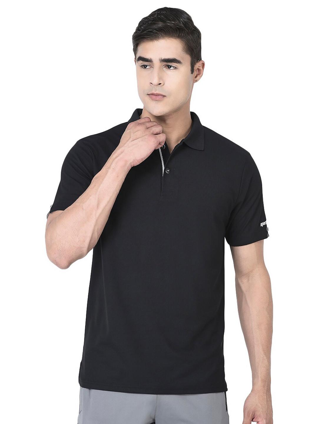 SPORT SUN Polo Collar Dri-FIT Training or Gym Sports T-shirt