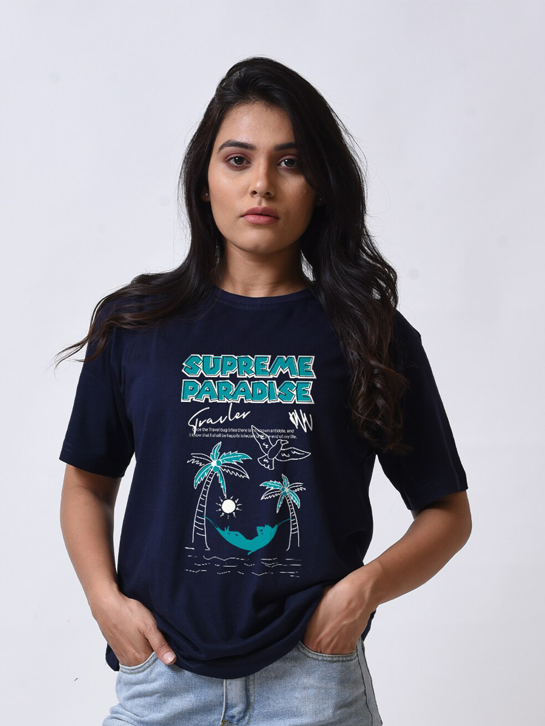 Bloopers Store Women Typography Printed T-shirt