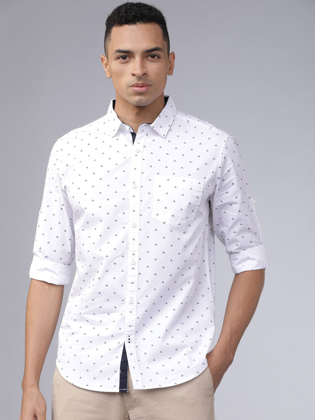 Highlander Mens Assorted Slim Fit Casual Shirt