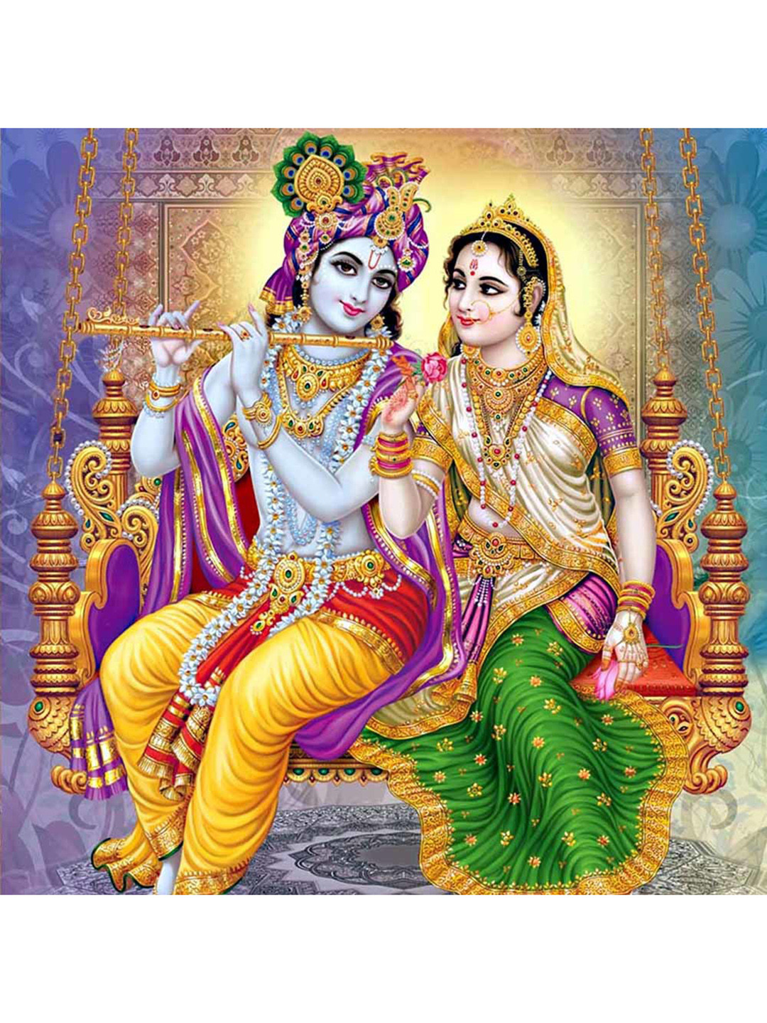 British Terminal Paper Wall Square Paintings Wall Art -24 x 24 In