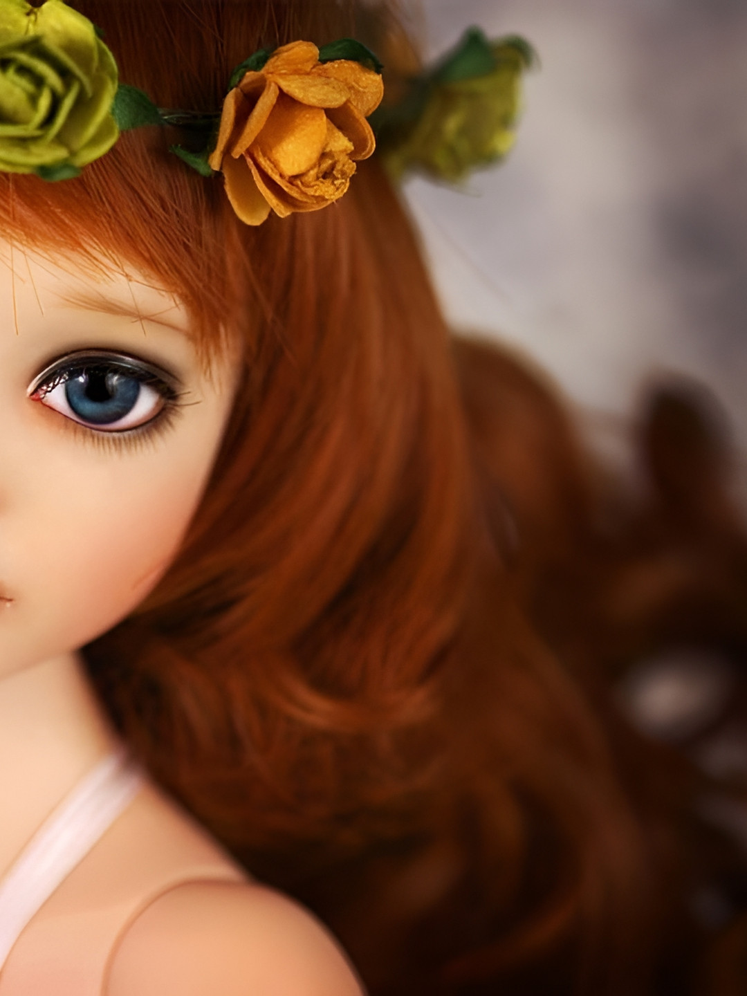 British Terminal Brown Printed Barbie Doll Wall Sticker