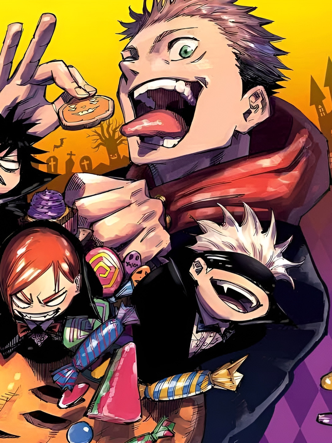 British Terminal Yellow & Brown Anime TV Show Wall Sticker