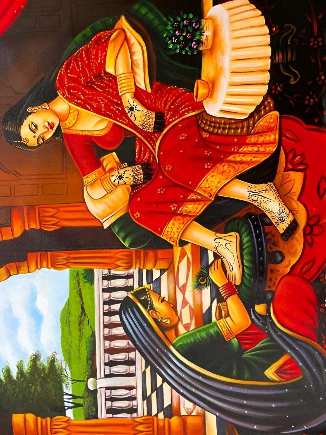 British Terminal Red Women Printed Sticker